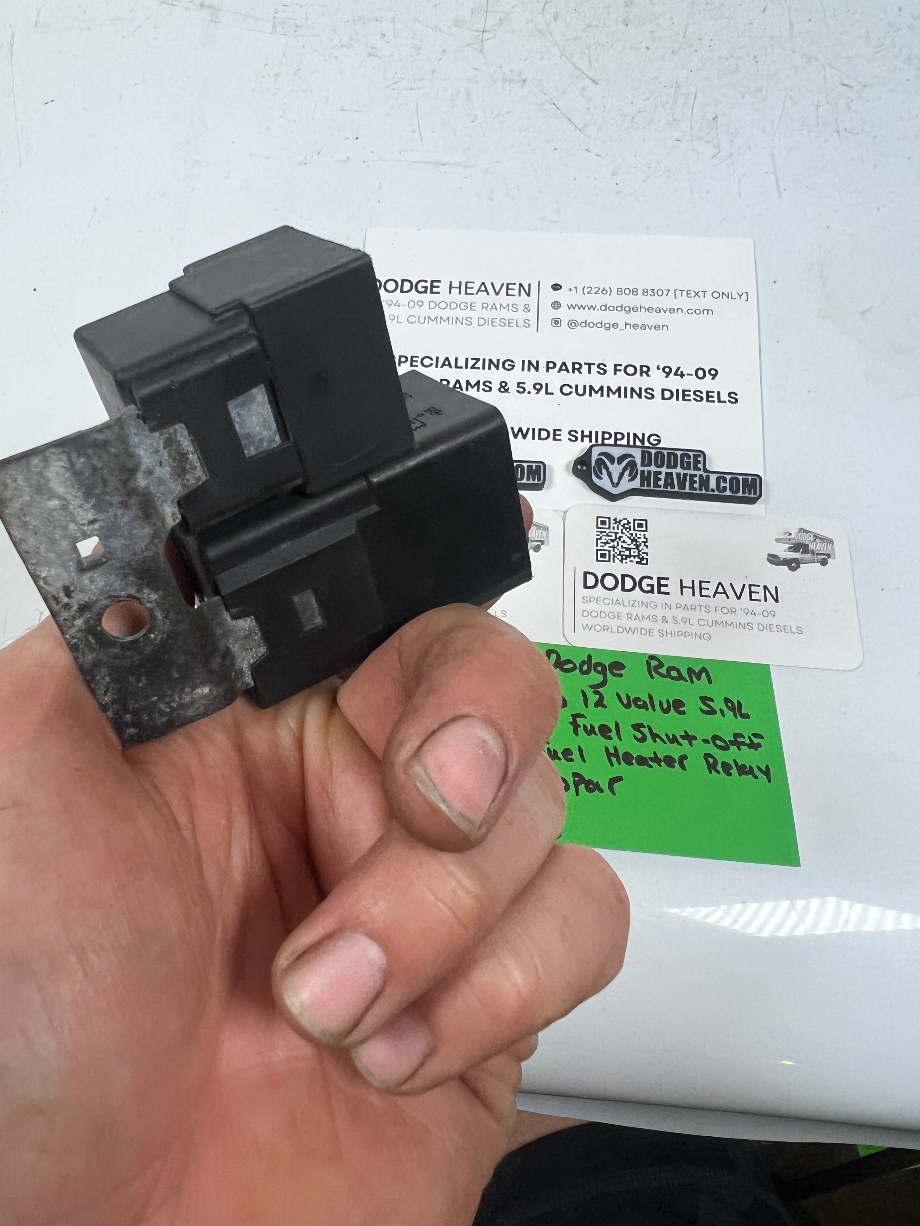 1994-1998 Dodge Ram 12 Valve 5.9L Cummins Fuel Shut Off / Fuel Heater Relay