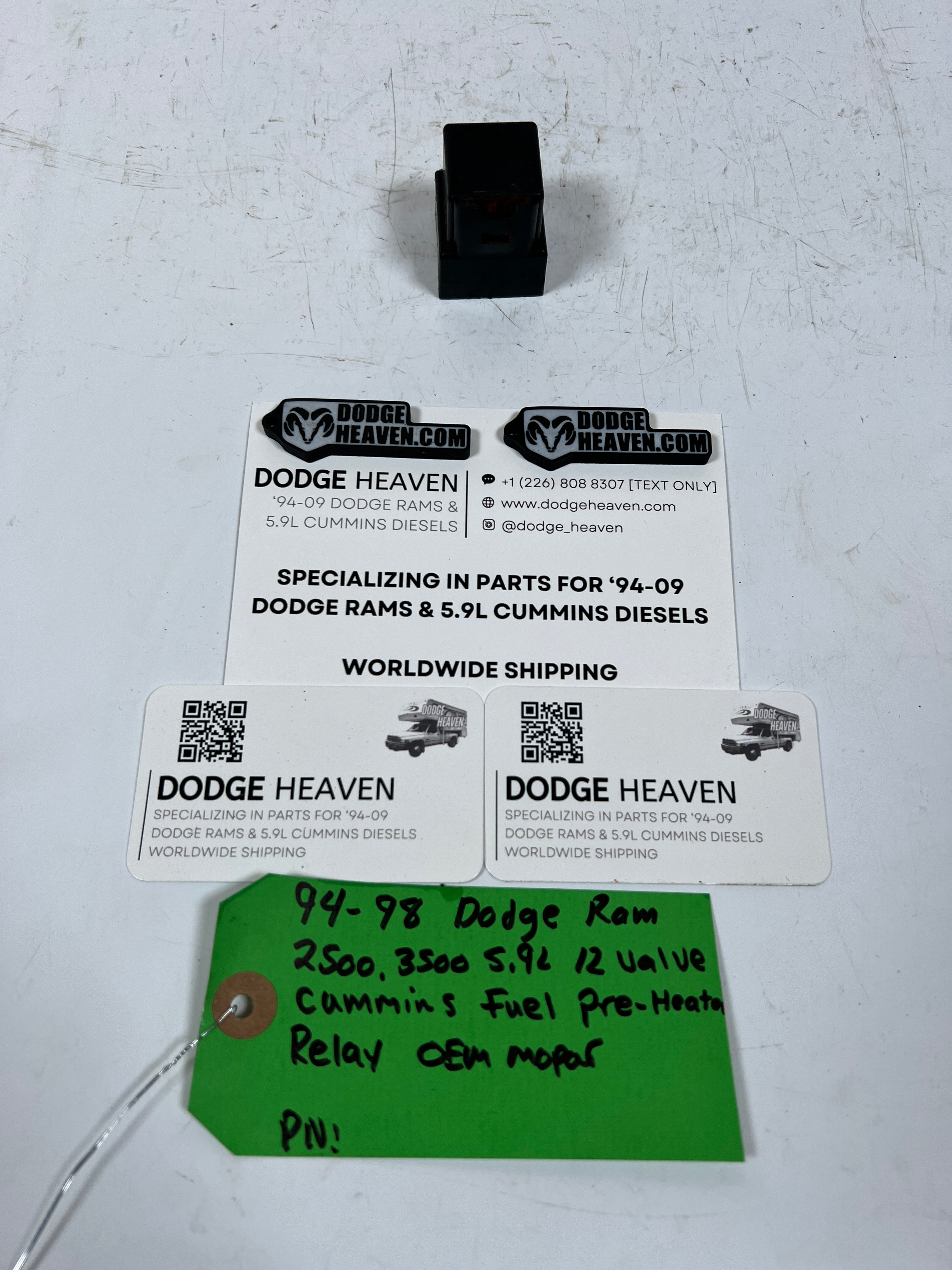 1994-1998 Dodge Ram 12 Valve 5.9L Cummins Fuel Pre-Heater Relay