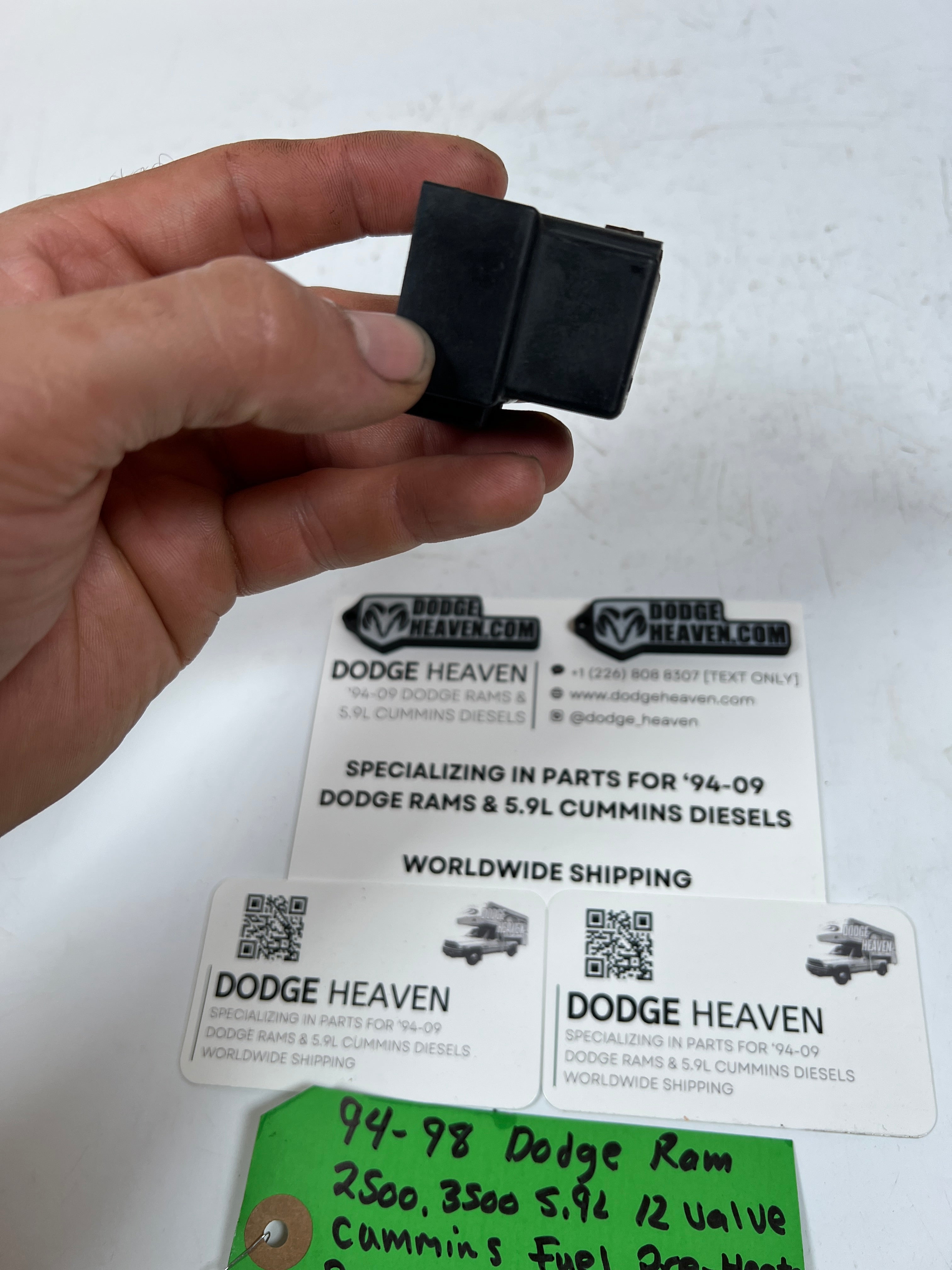 1994-1998 Dodge Ram 12 Valve 5.9L Cummins Fuel Pre-Heater Relay