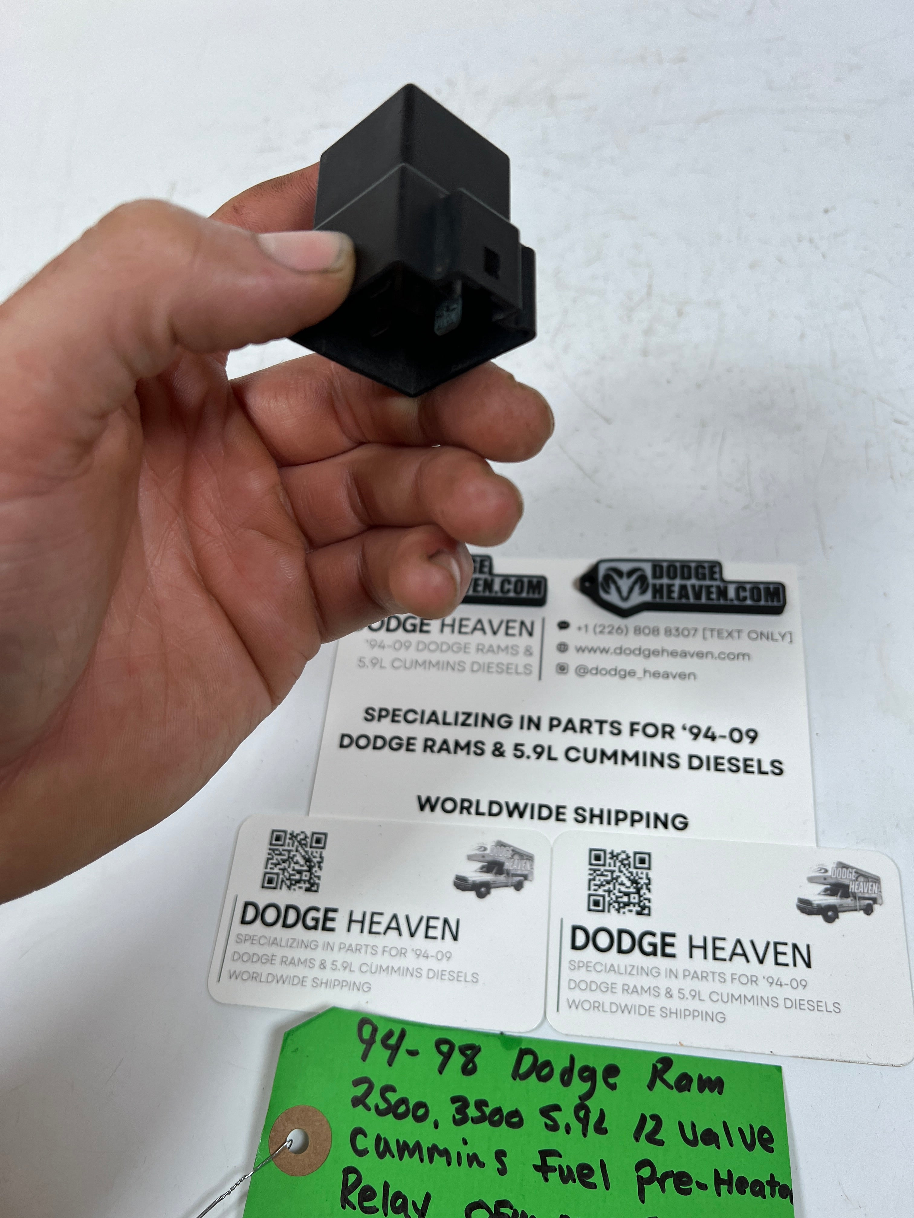 1994-1998 Dodge Ram 12 Valve 5.9L Cummins Fuel Pre-Heater Relay