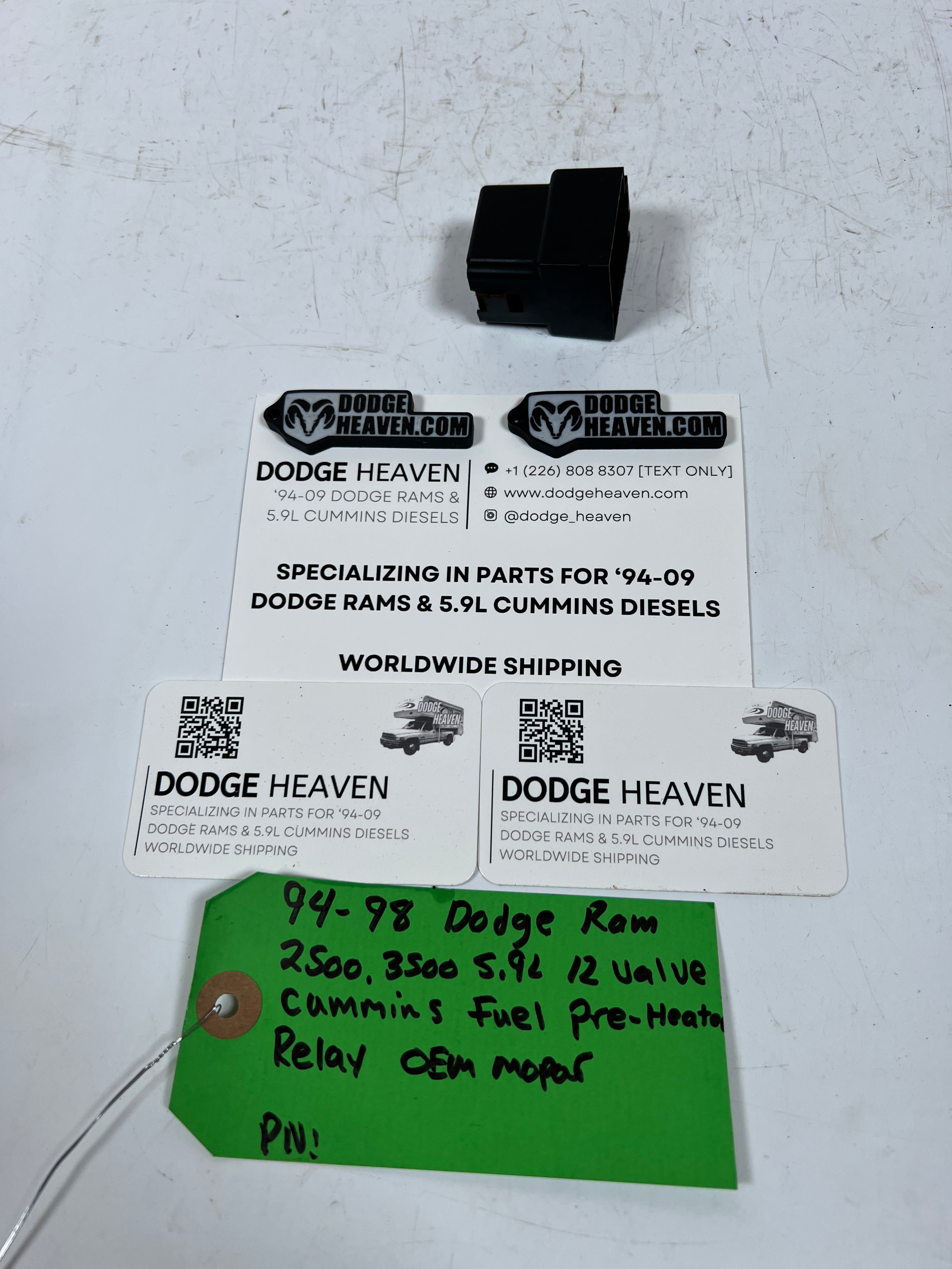 1994-1998 Dodge Ram 12 Valve 5.9L Cummins Fuel Pre-Heater Relay