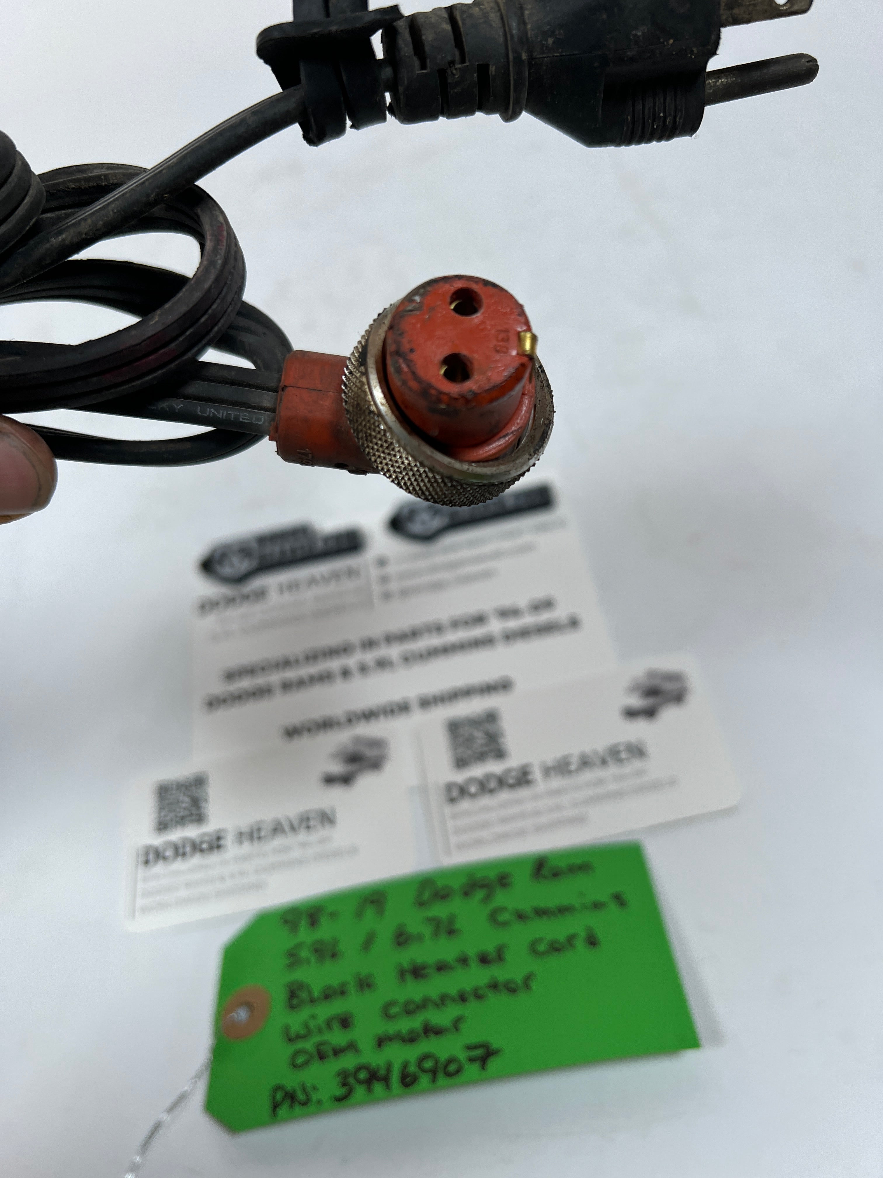 1998-2019 Dodge Ram 5.9L / 6.7L Cummins Block Heater Cord Cable