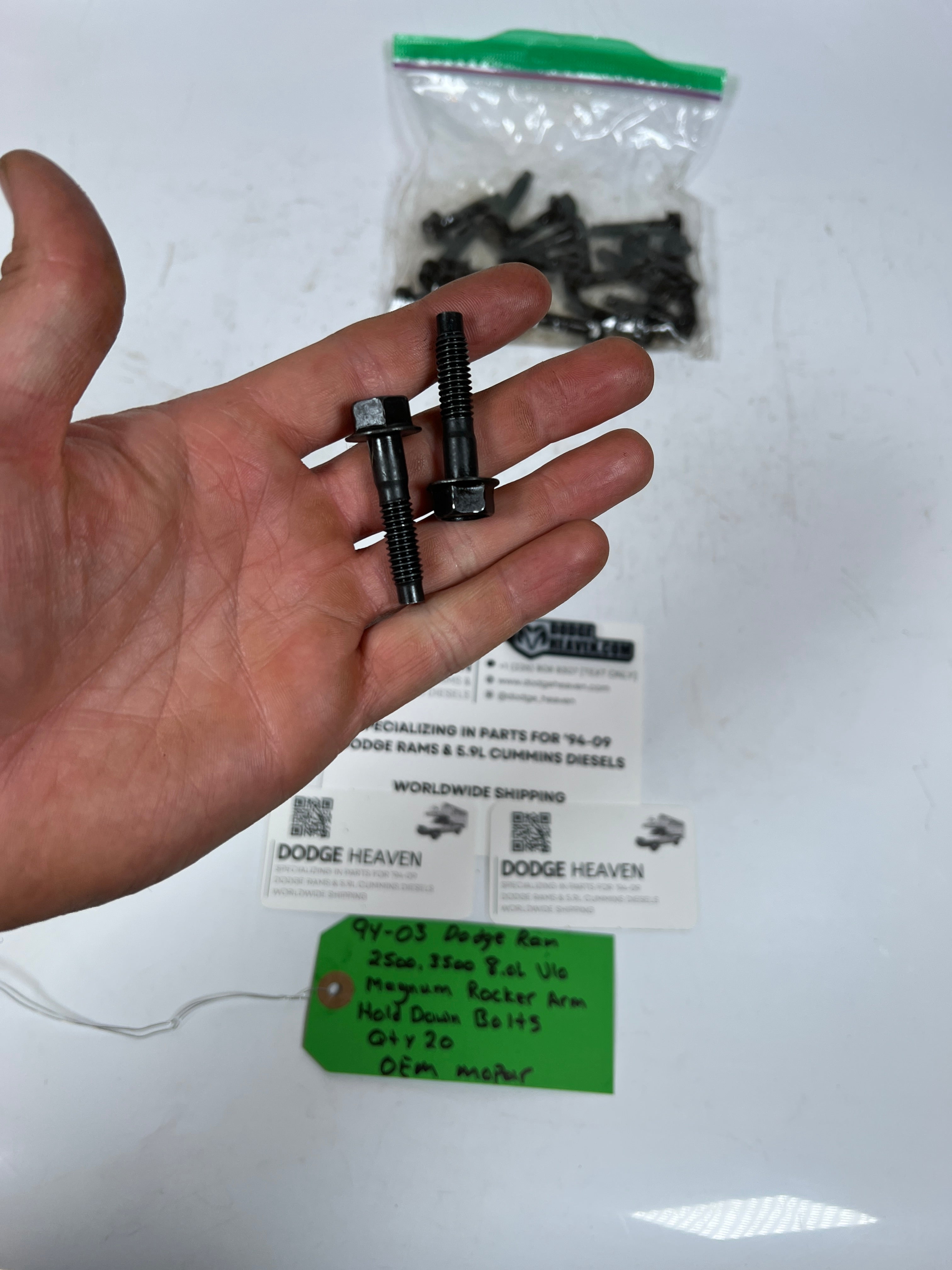 1994-2003 Dodge Ram 8.0L V10 Magnum Rocker Arm Hold Down Bolts Qty 20
