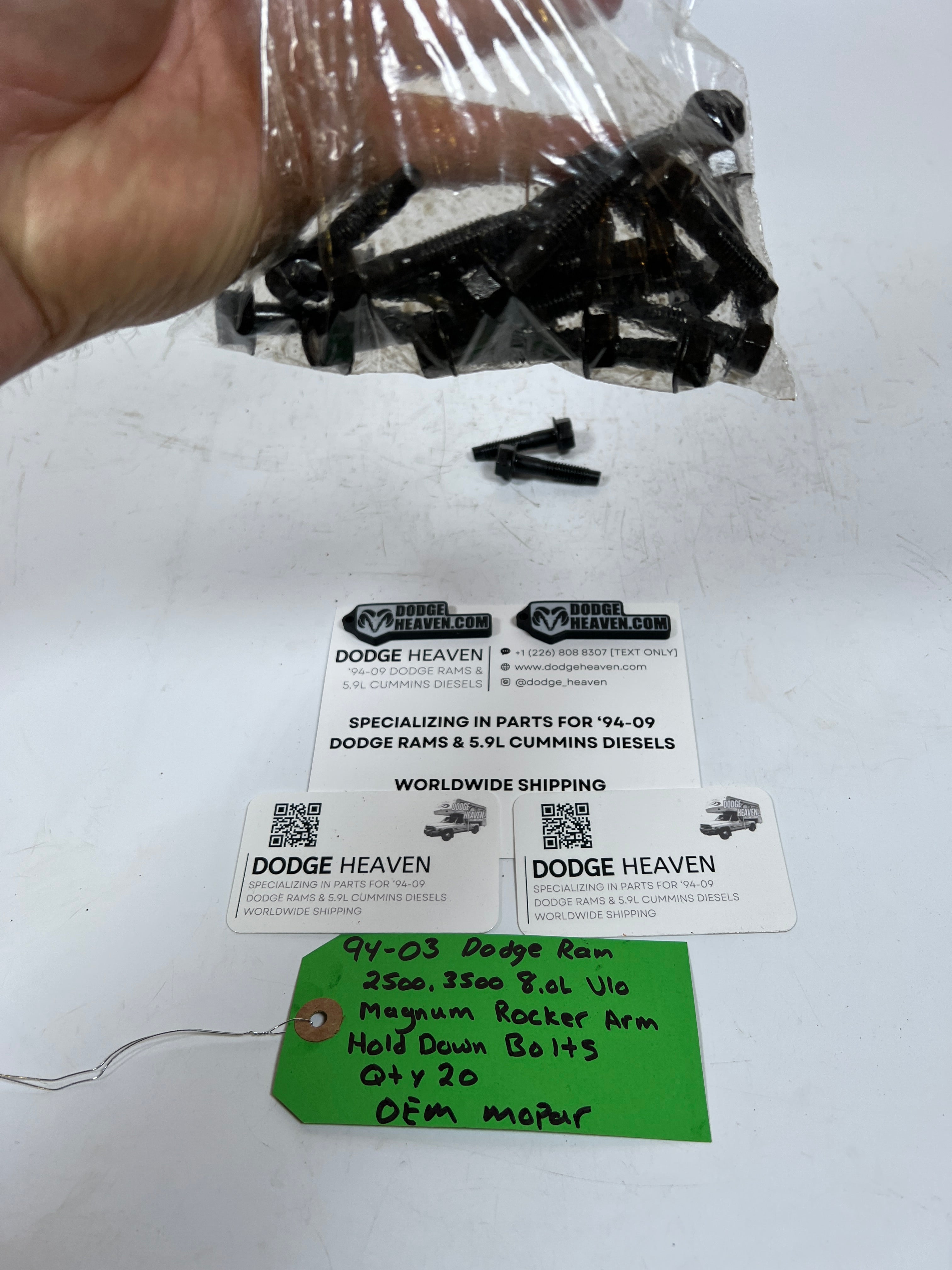 1994-2003 Dodge Ram 8.0L V10 Magnum Rocker Arm Hold Down Bolts Qty 20