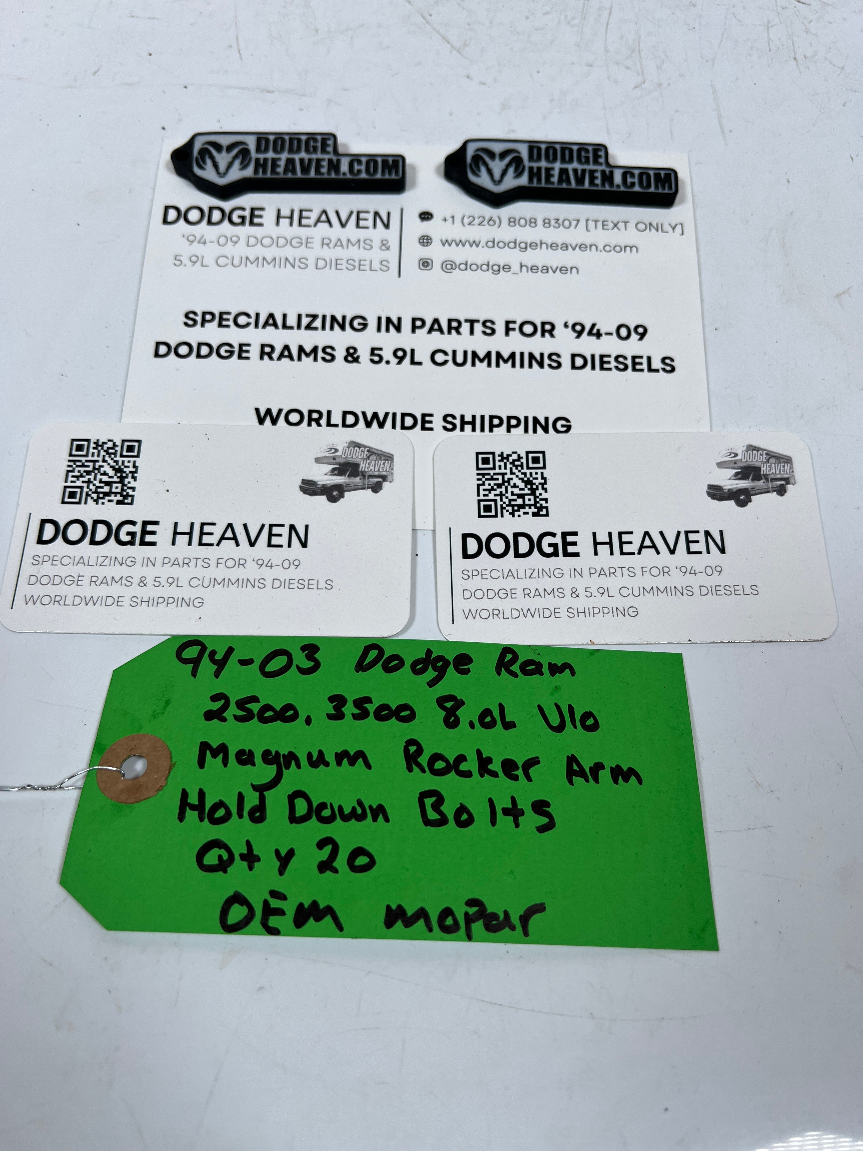 1994-2003 Dodge Ram 8.0L V10 Magnum Rocker Arm Hold Down Bolts Qty 20