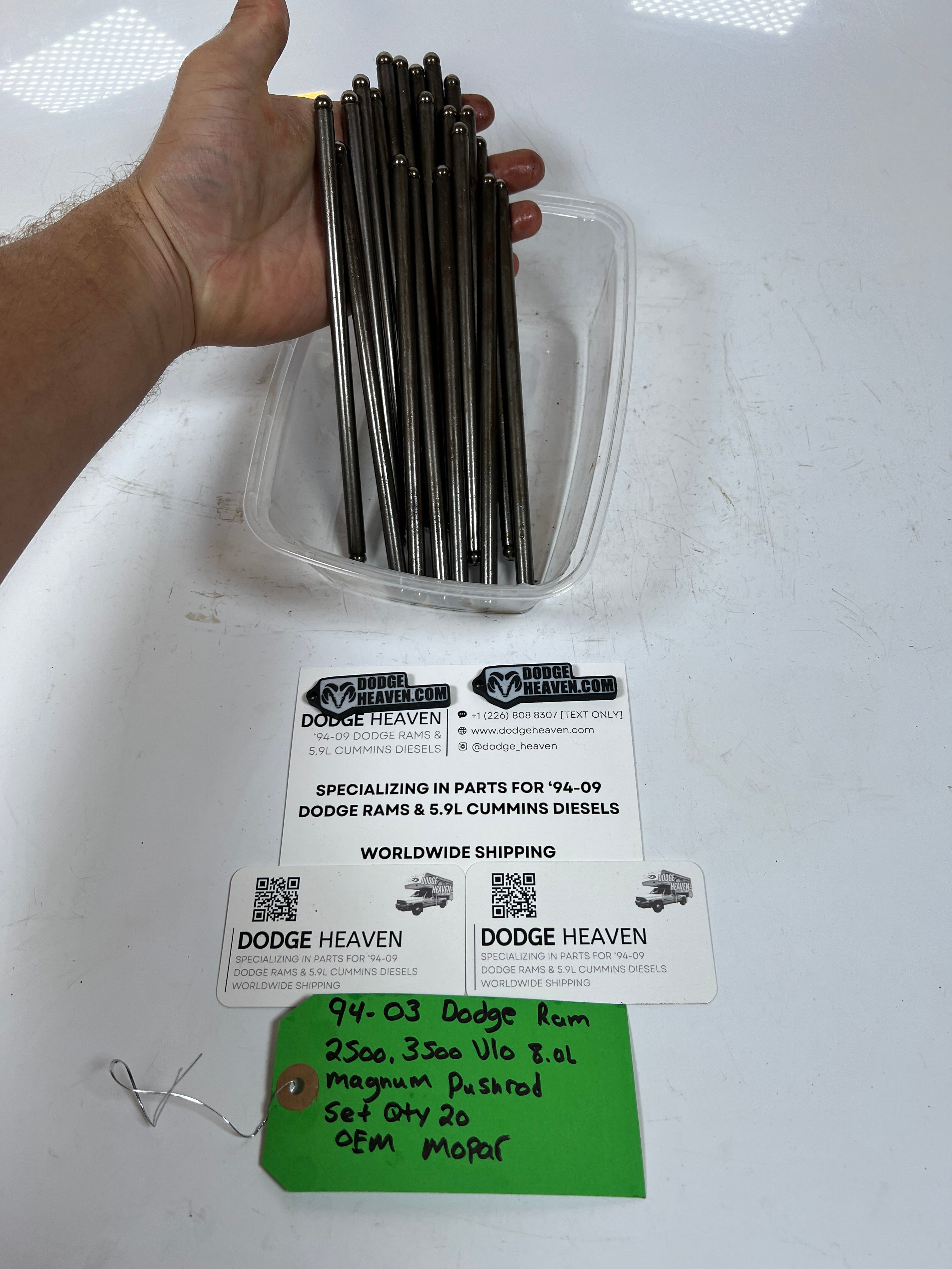1994-2003 Dodge Ram V10 8.0L Magnum Push Rod Set Qty 20