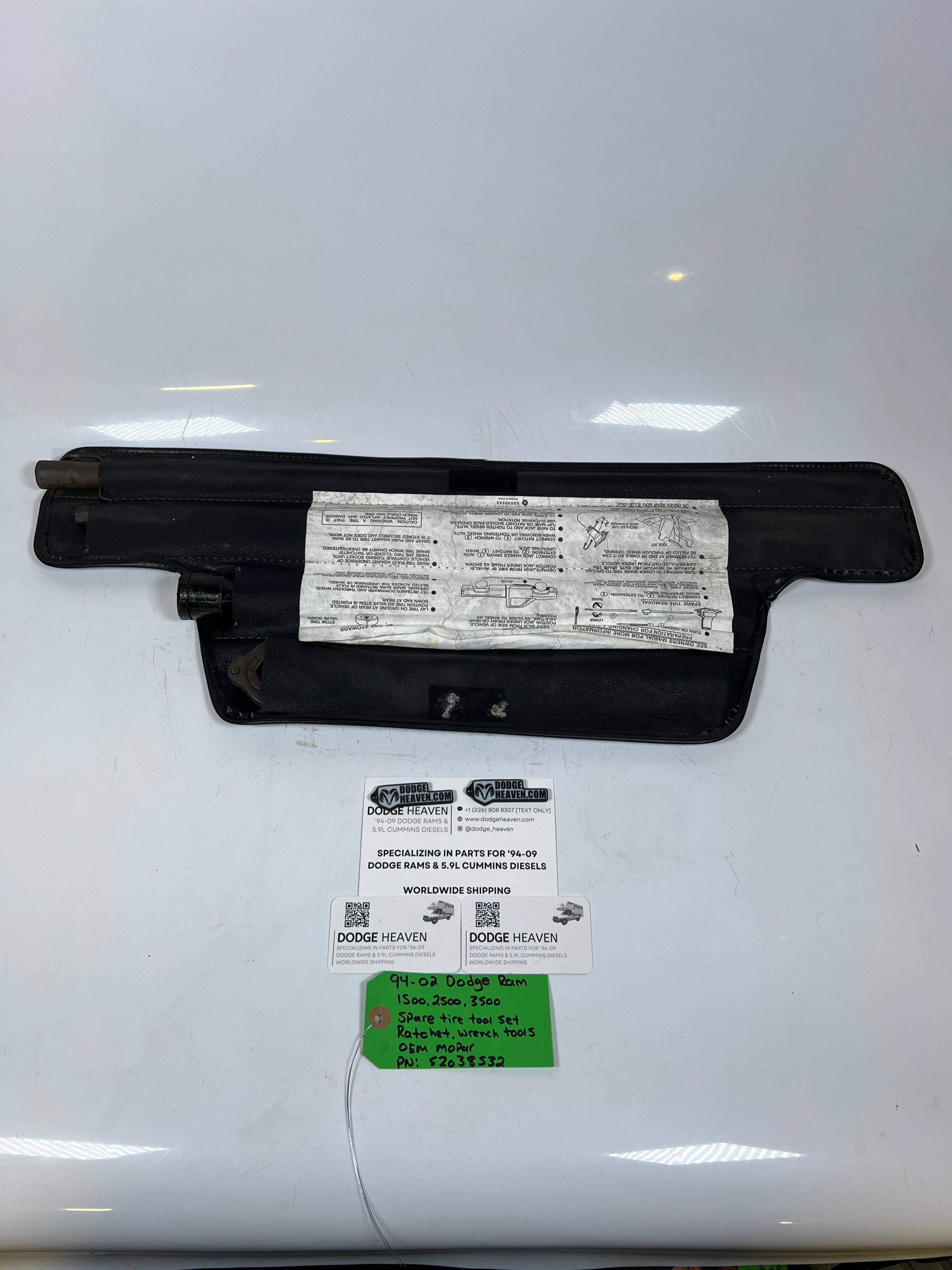 1994-2002 Dodge Ram 1500-3500 Spare Tire Tool Set