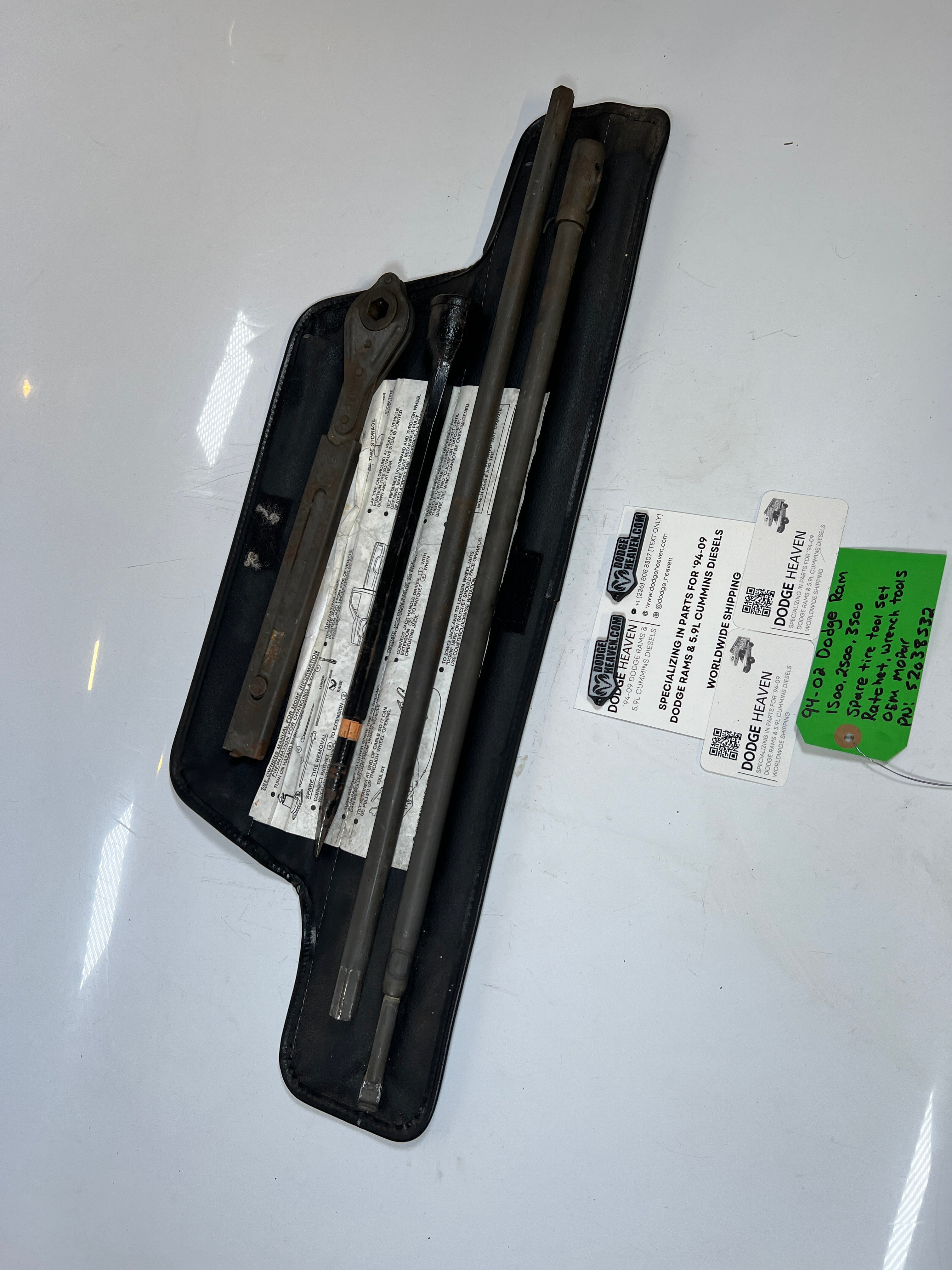 1994-2002 Dodge Ram 1500-3500 Spare Tire Tool Set