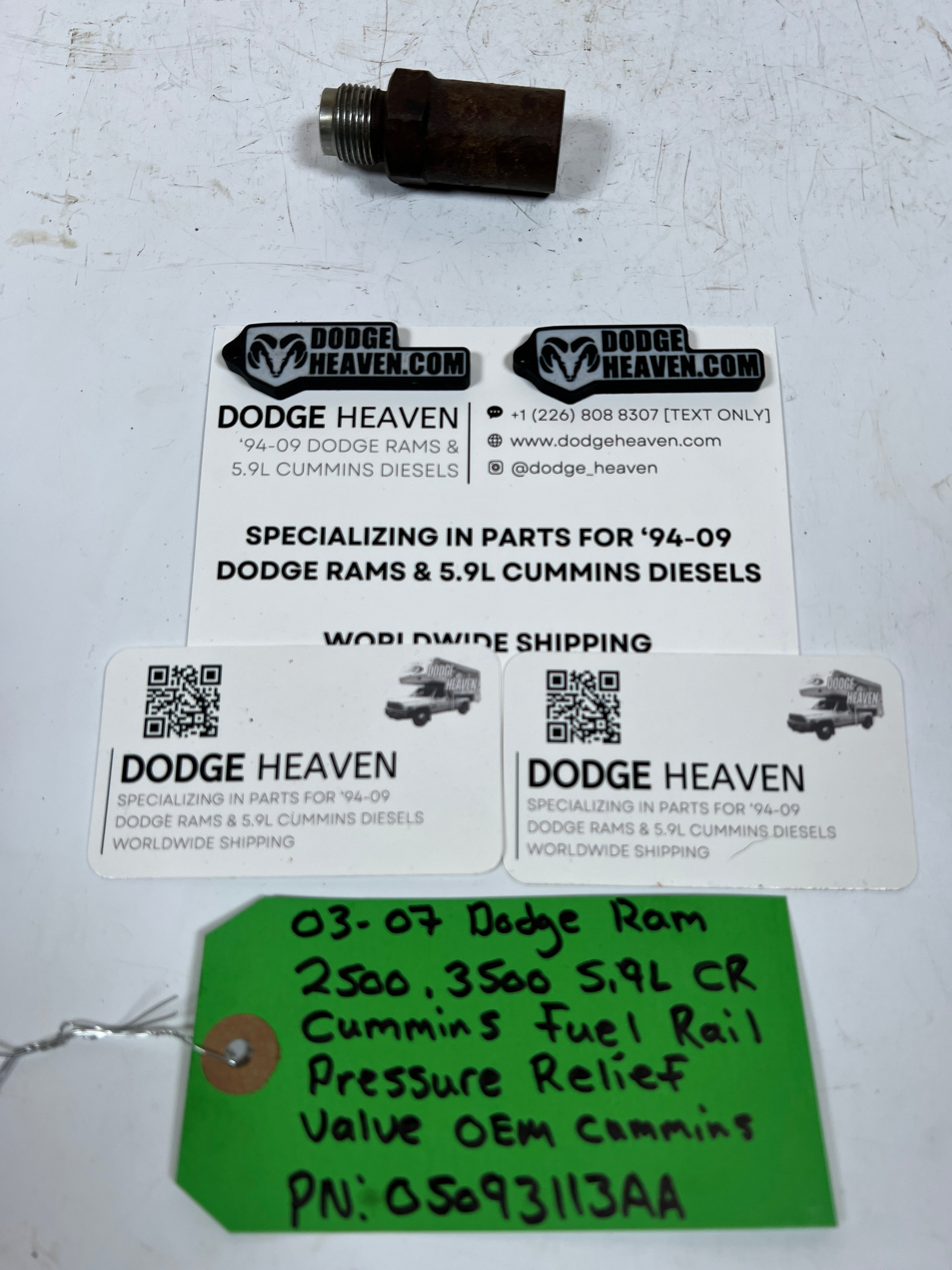 2003-2007 Dodge Ram 5.9L Cummins Fuel Rail Pressure Relief Valve