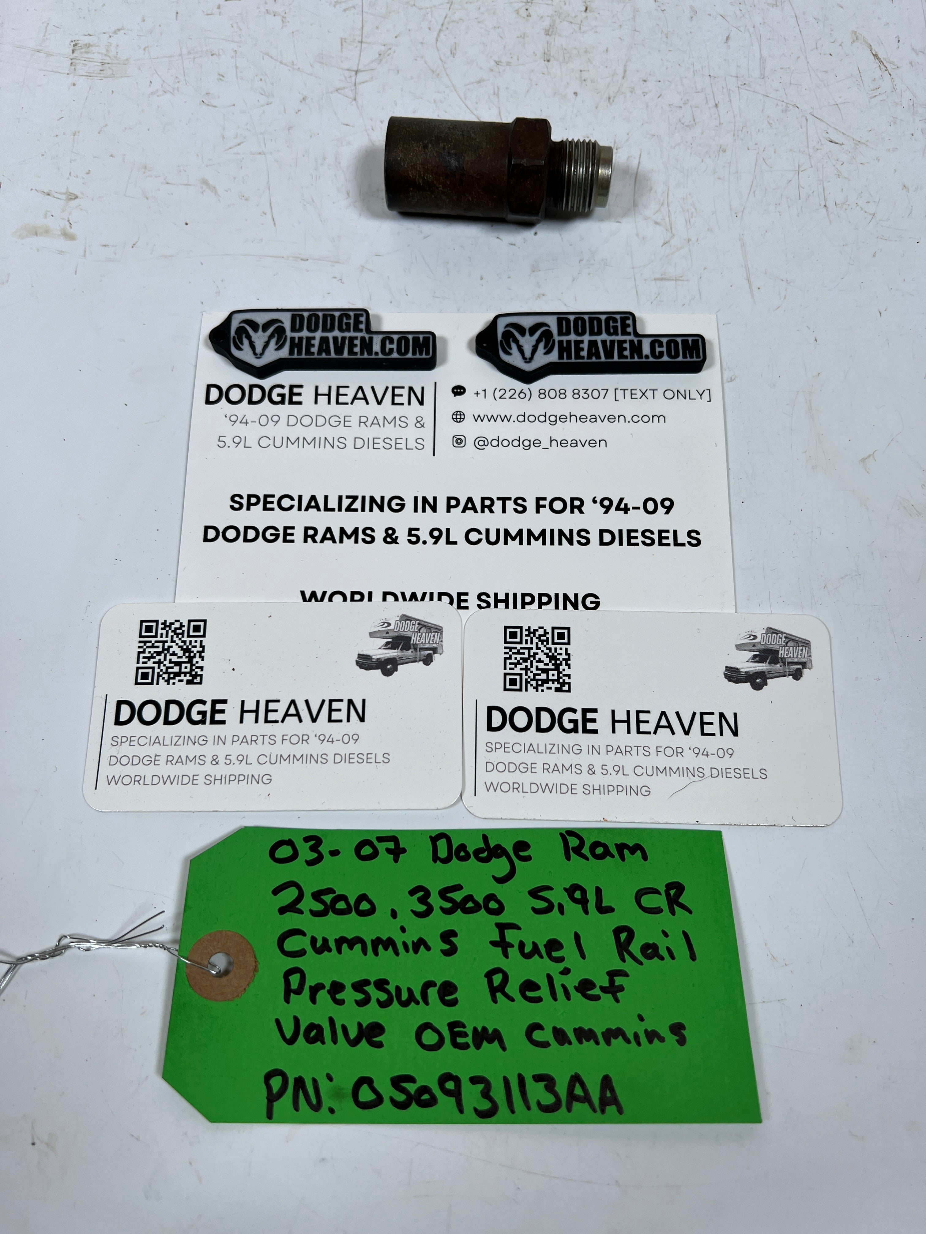2003-2007 Dodge Ram 5.9L Cummins Fuel Rail Pressure Relief Valve