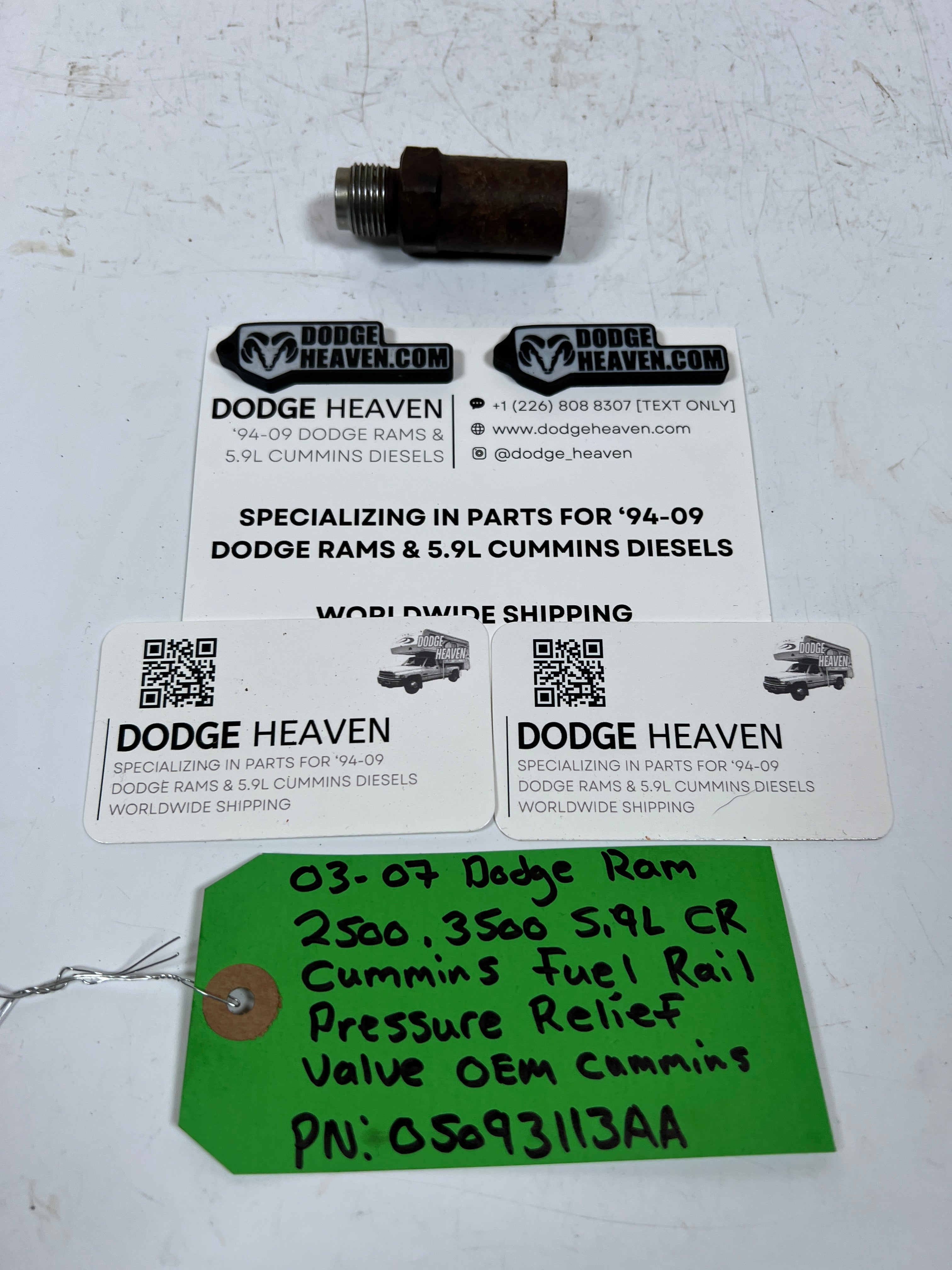 2003-2007 Dodge Ram 5.9L Cummins Fuel Rail Pressure Relief Valve