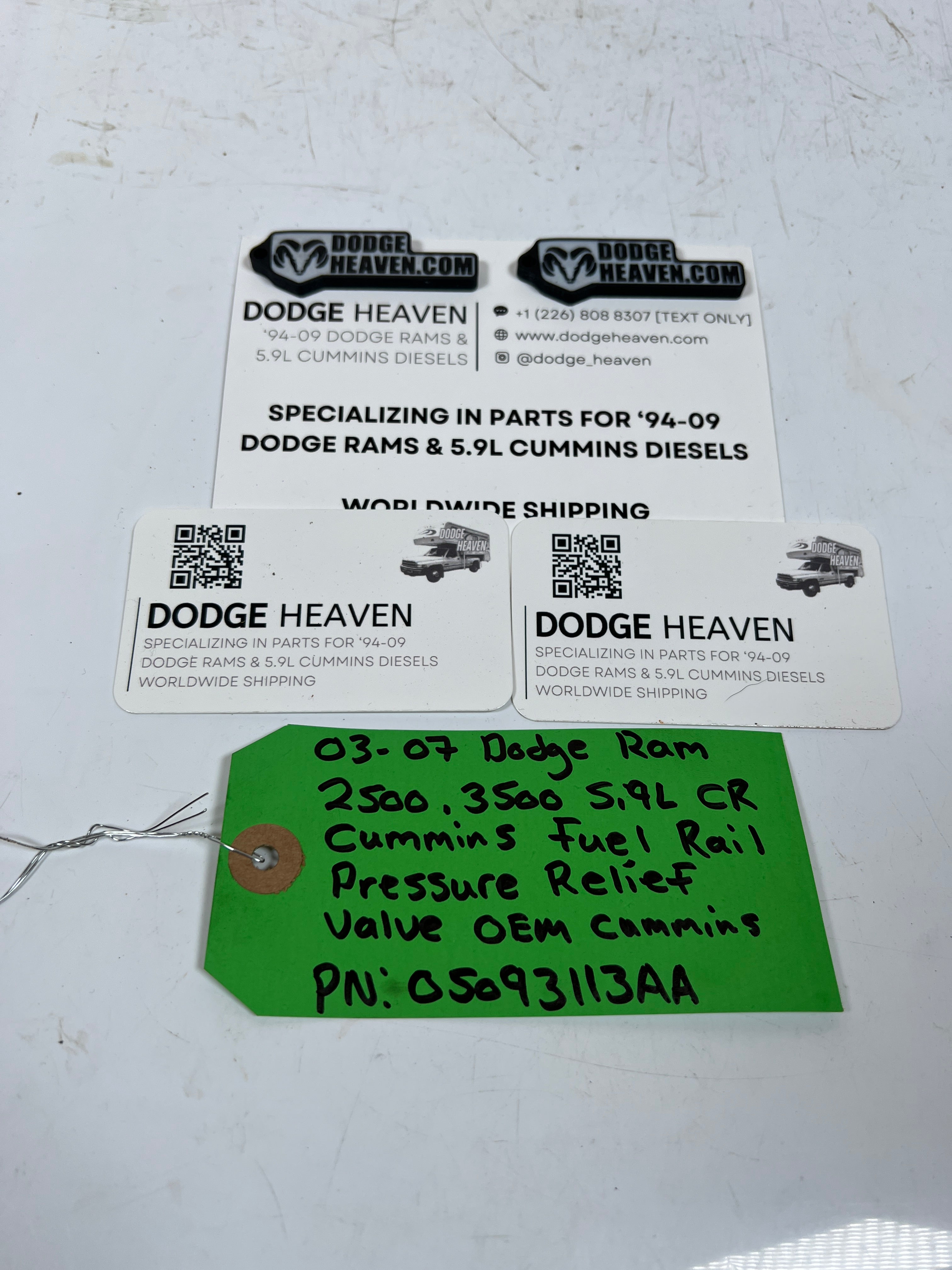 2003-2007 Dodge Ram 5.9L Cummins Fuel Rail Pressure Relief Valve