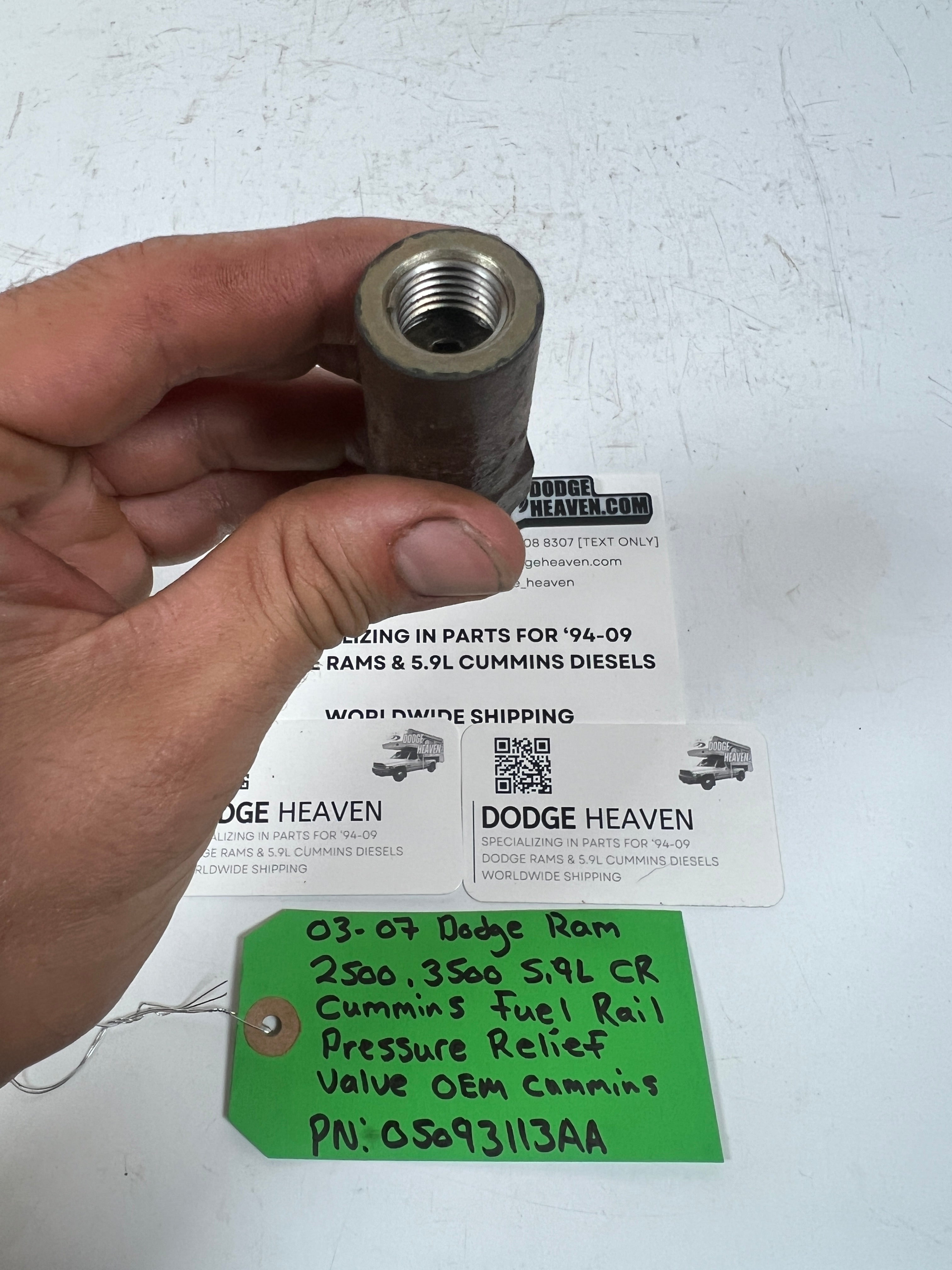 2003-2007 Dodge Ram 5.9L Cummins Fuel Rail Pressure Relief Valve