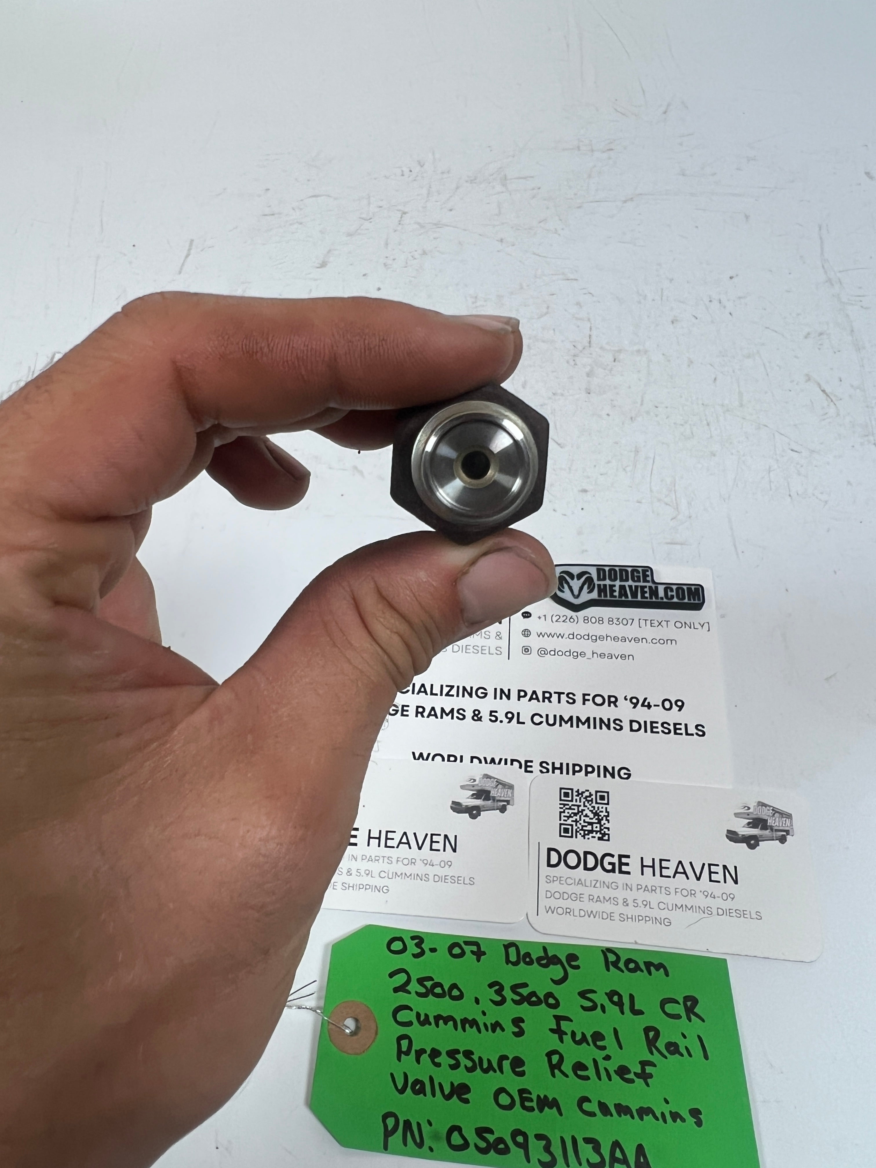 2003-2007 Dodge Ram 5.9L Cummins Fuel Rail Pressure Relief Valve