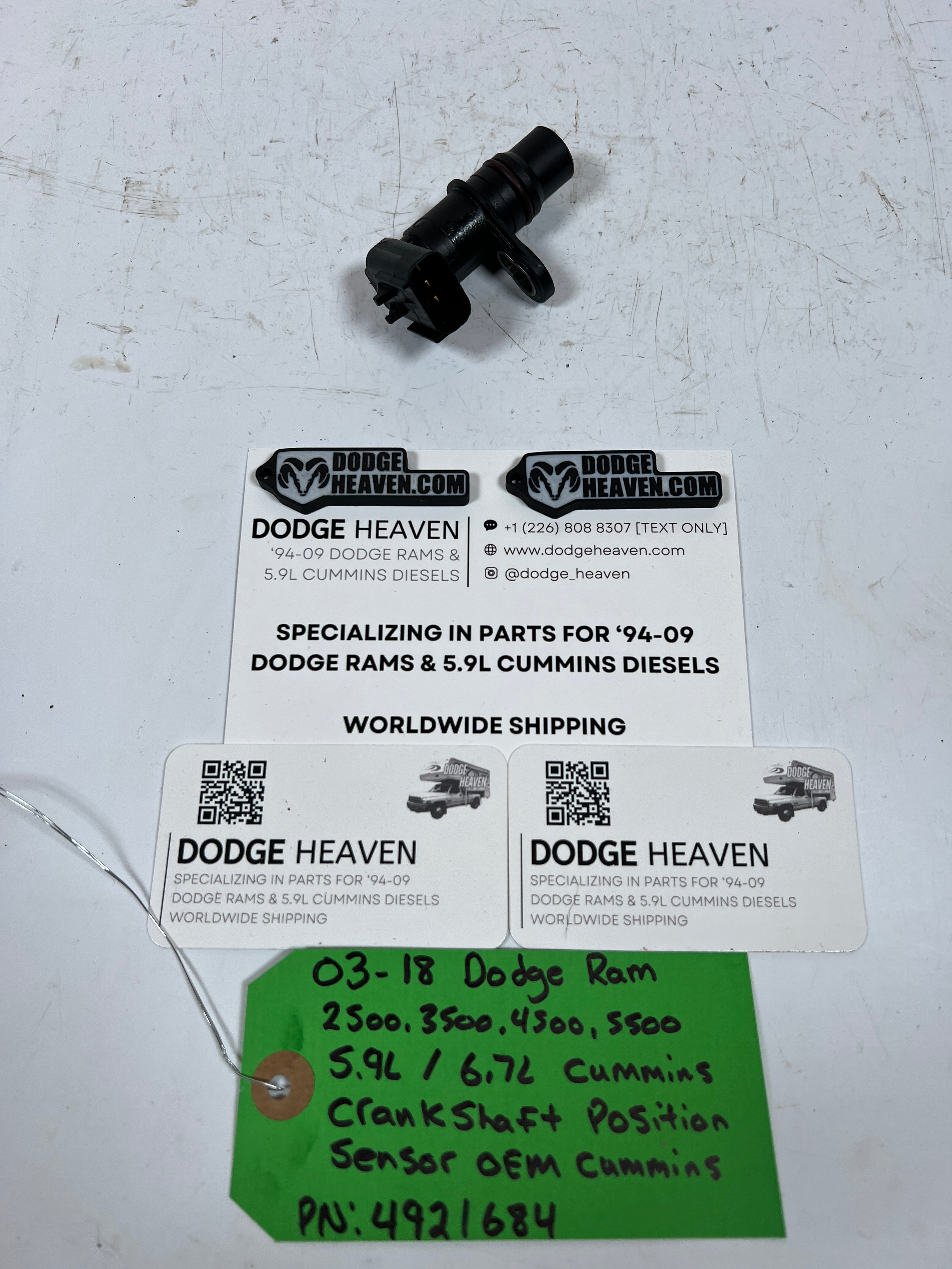 2003-2018 Dodge Ram 5.9L / 6.7L Cummins Crankshaft Postion Sensor
