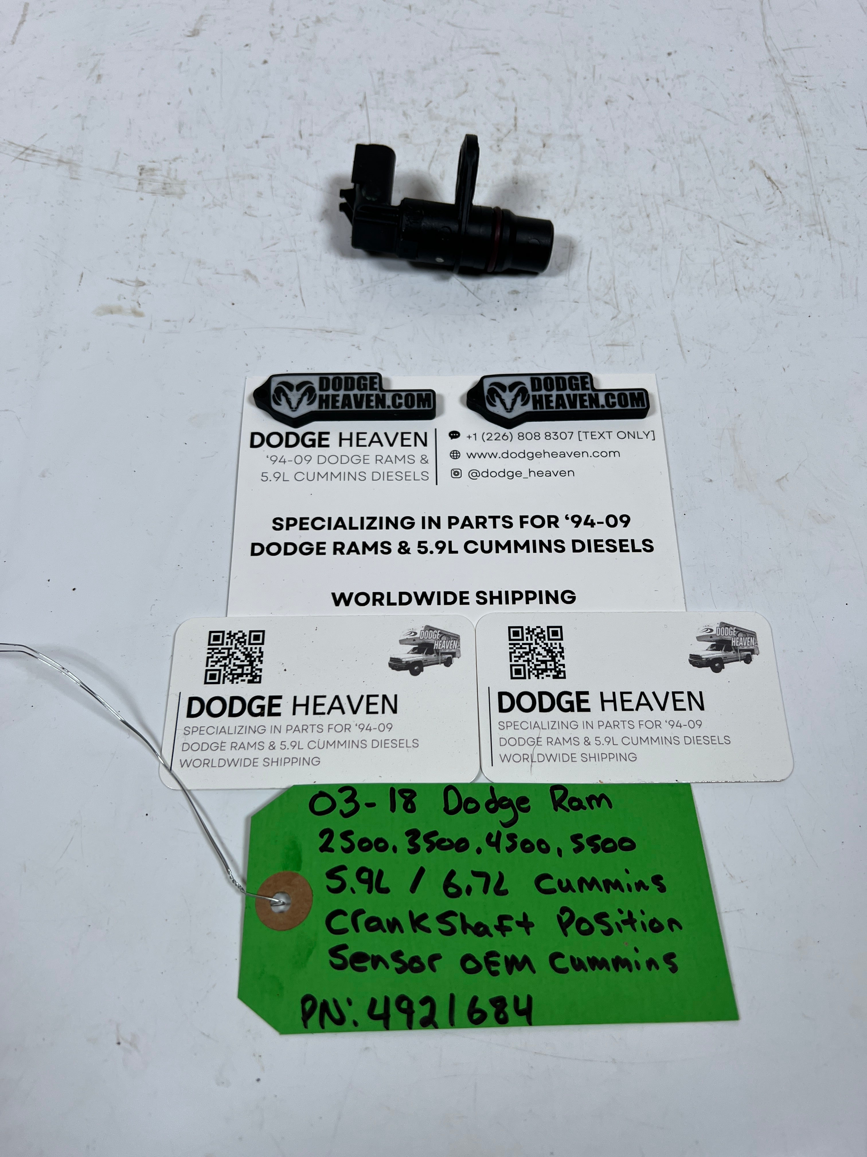 2003-2018 Dodge Ram 5.9L / 6.7L Cummins Crankshaft Postion Sensor