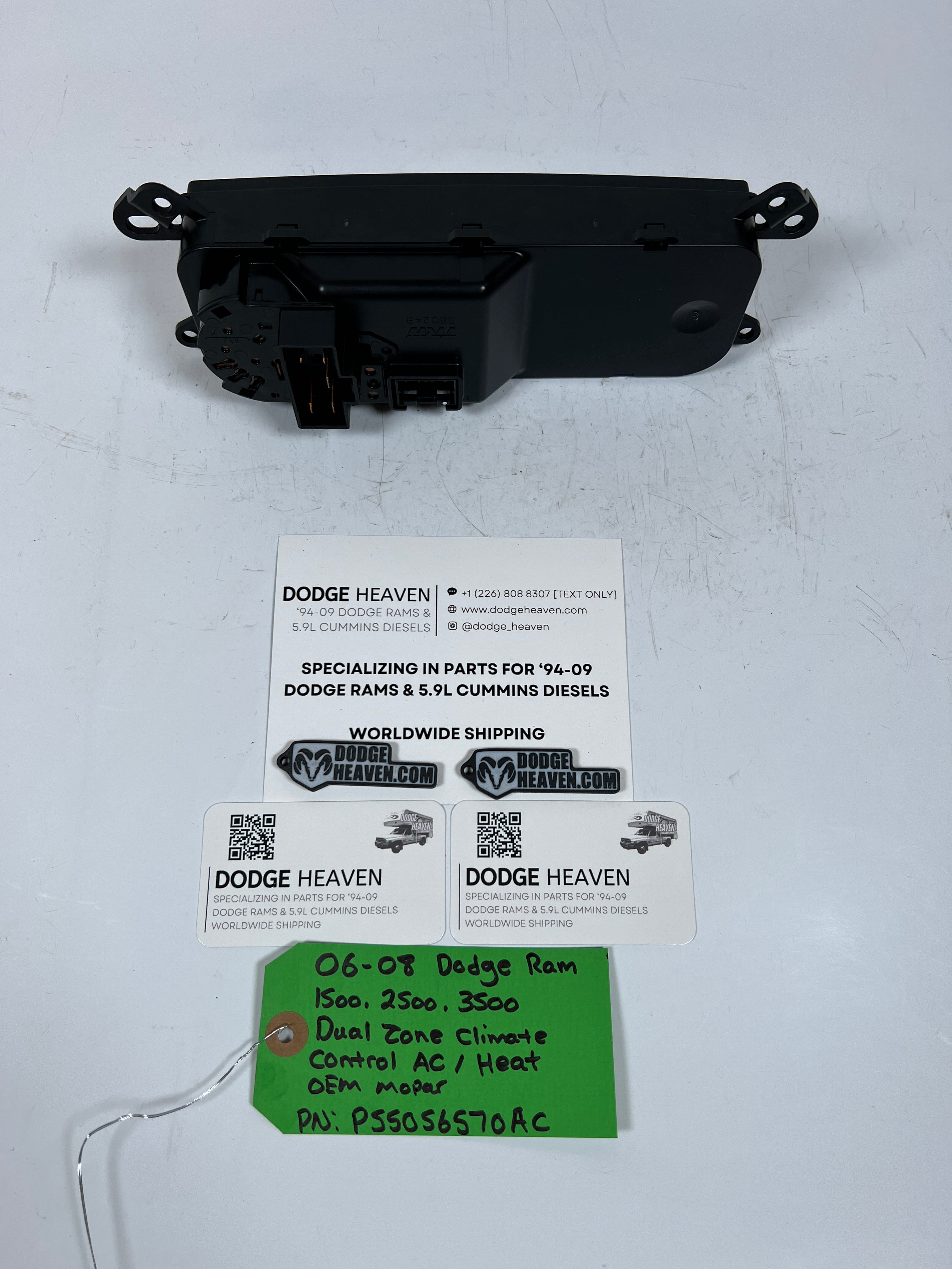 2006-2008 Dodge Ram 1500-3500 Dual Zone HVAC Climate Control