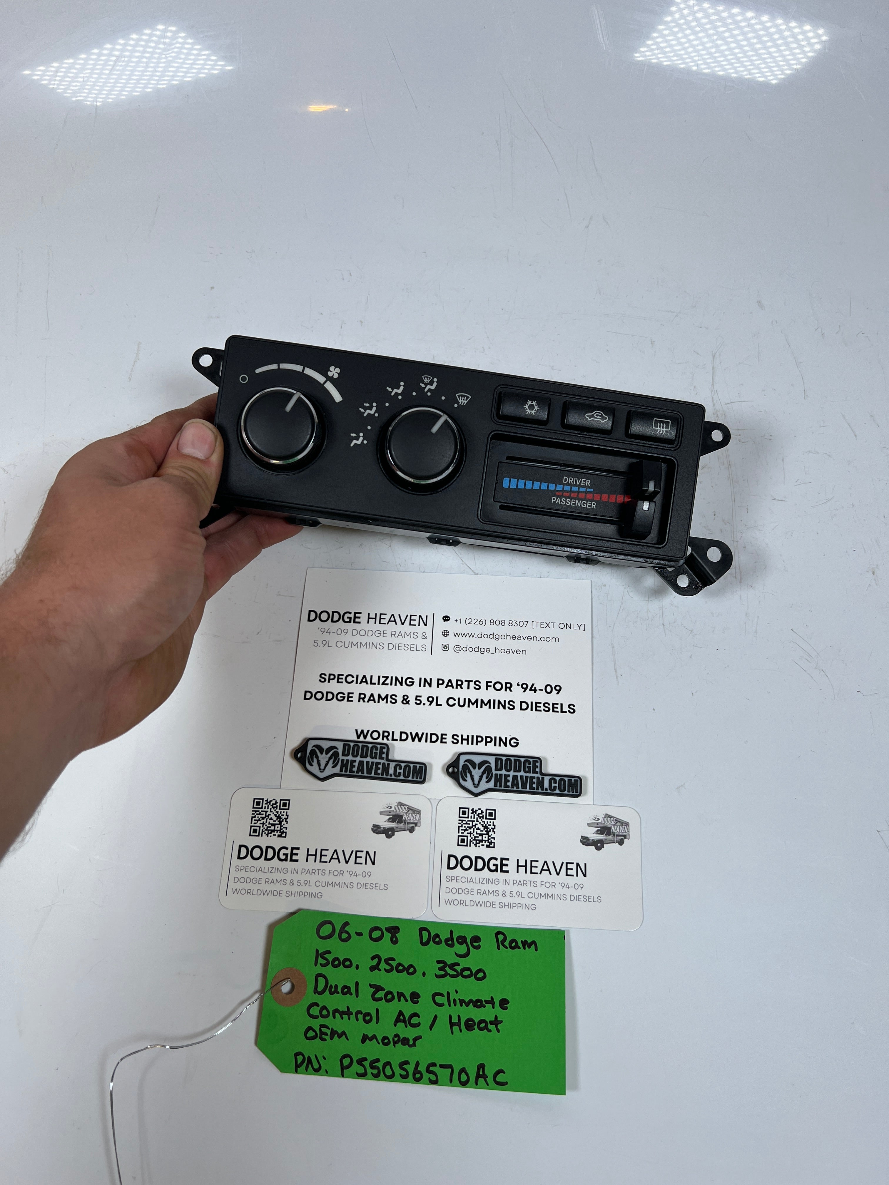2006-2008 Dodge Ram 1500-3500 Dual Zone HVAC Climate Control