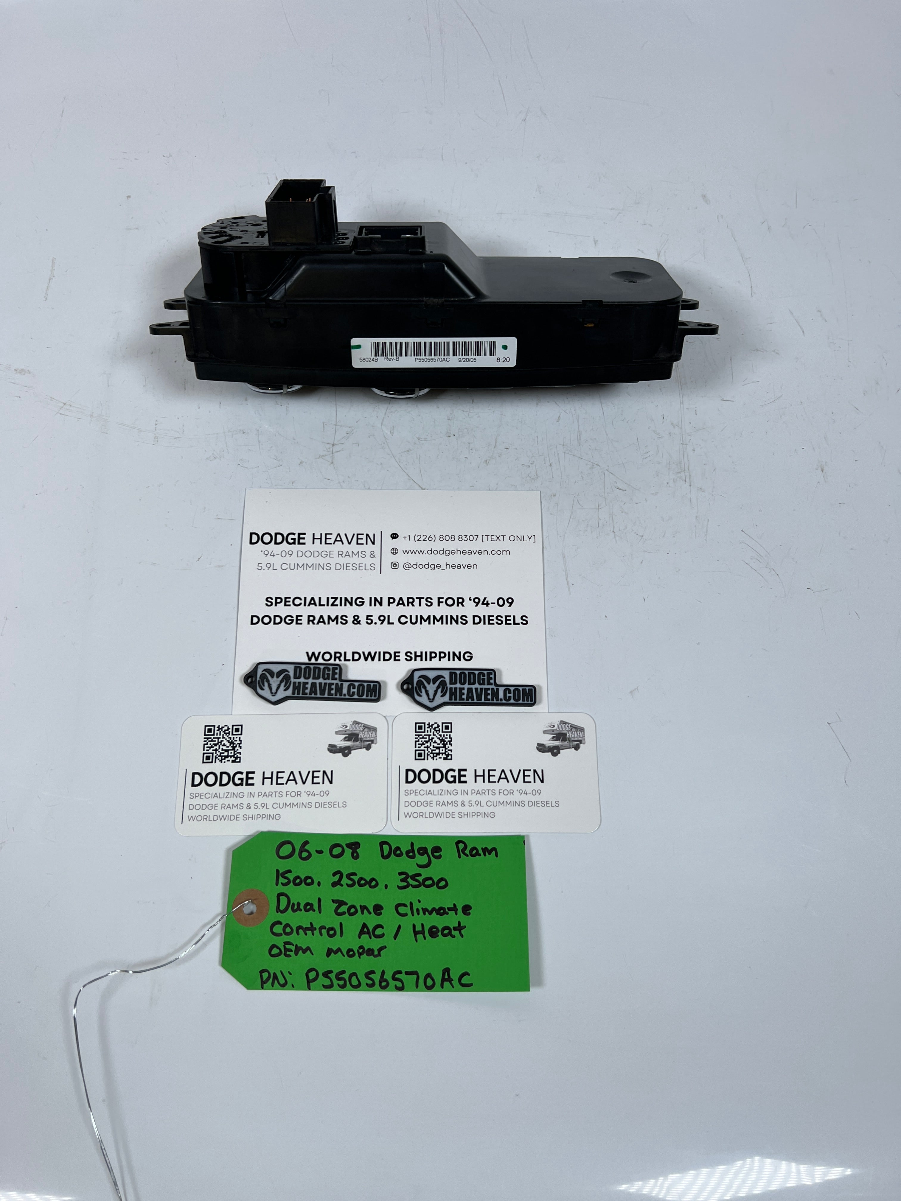 2006-2008 Dodge Ram 1500-3500 Dual Zone HVAC Climate Control