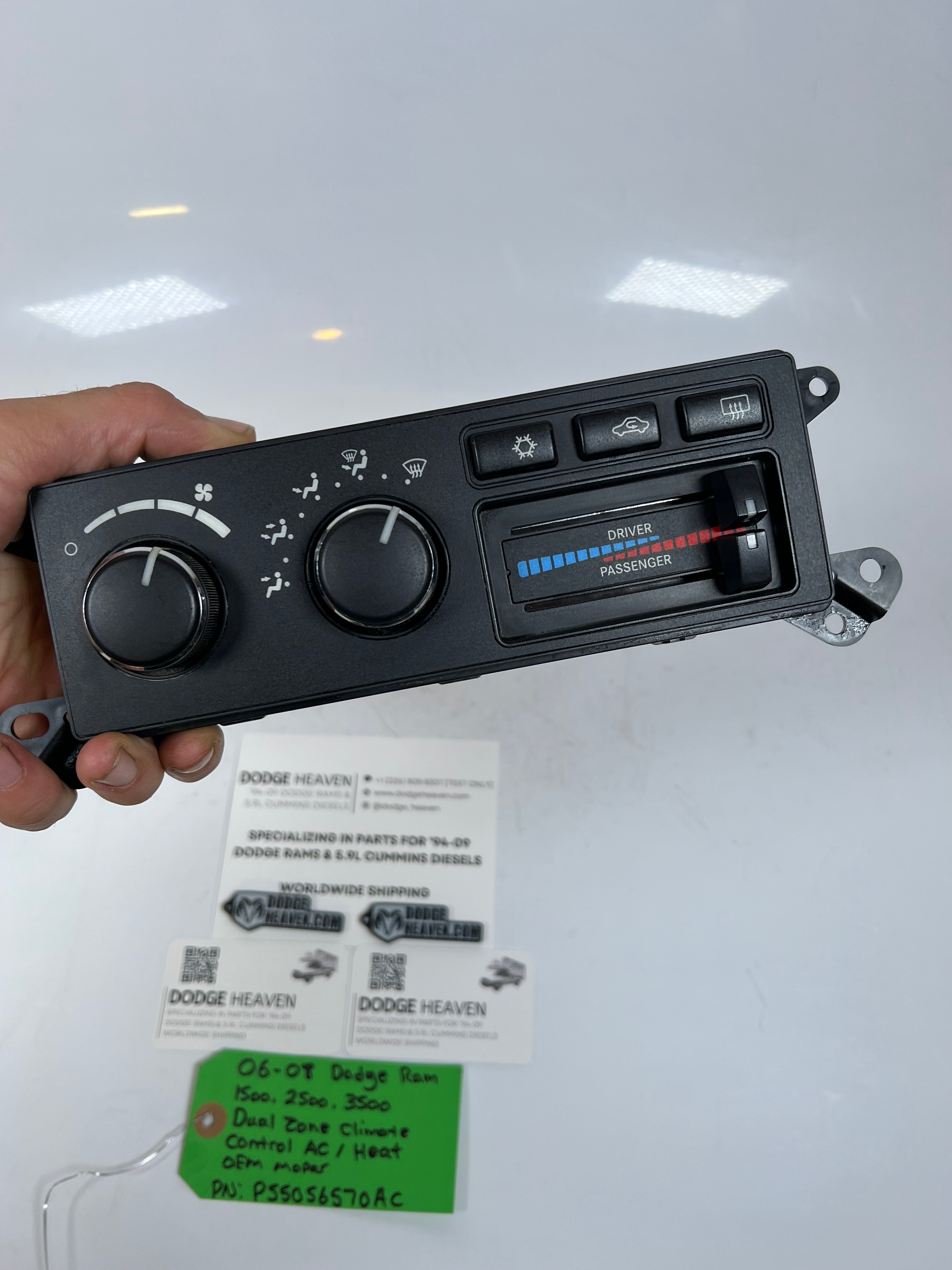 2006-2008 Dodge Ram 1500-3500 Dual Zone HVAC Climate Control