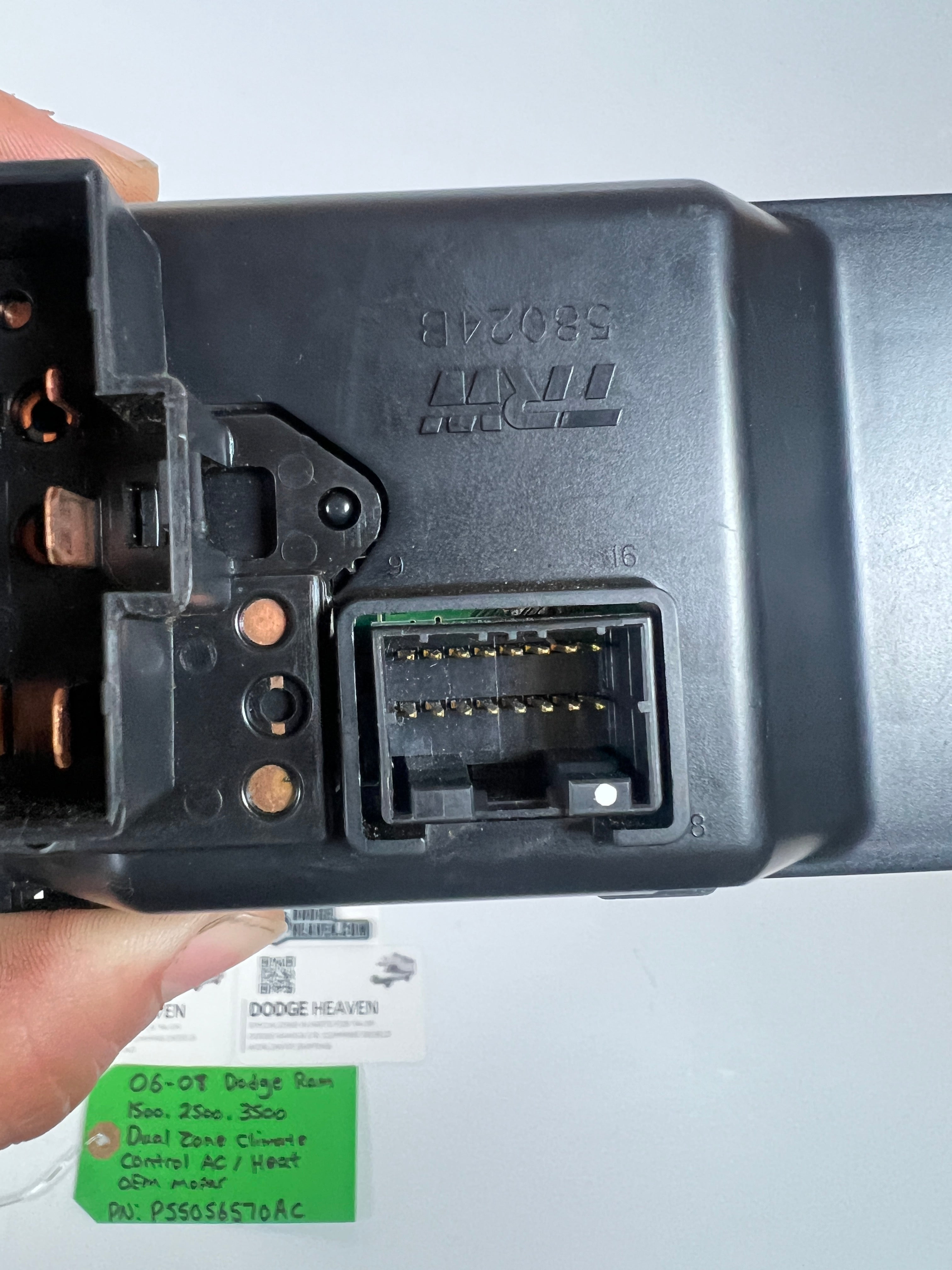 2006-2008 Dodge Ram 1500-3500 Dual Zone HVAC Climate Control