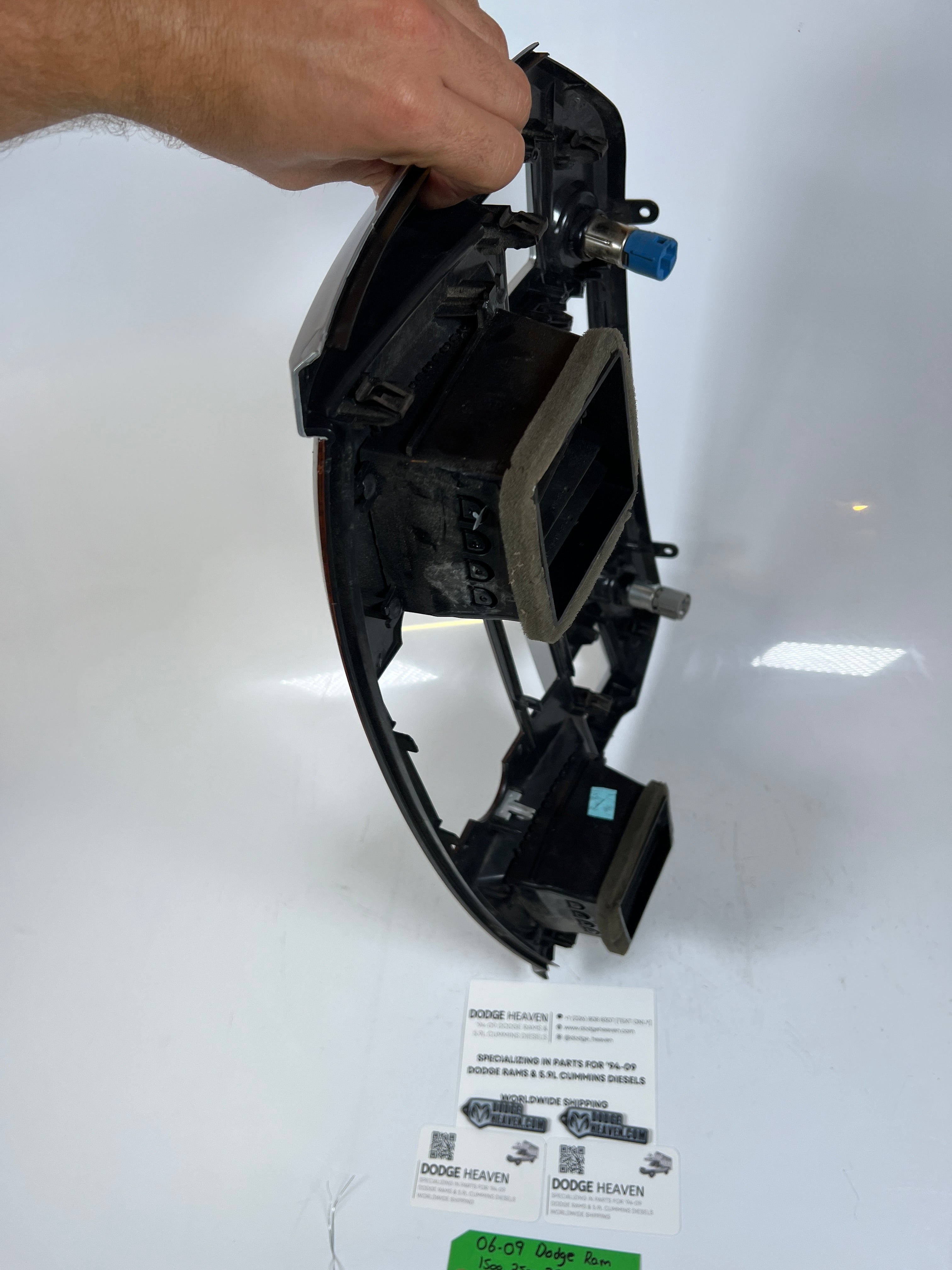 2006-2009 Dodge Ram 1500-3500 Laramie (Dark) Wood Grain Center Dash Bezel