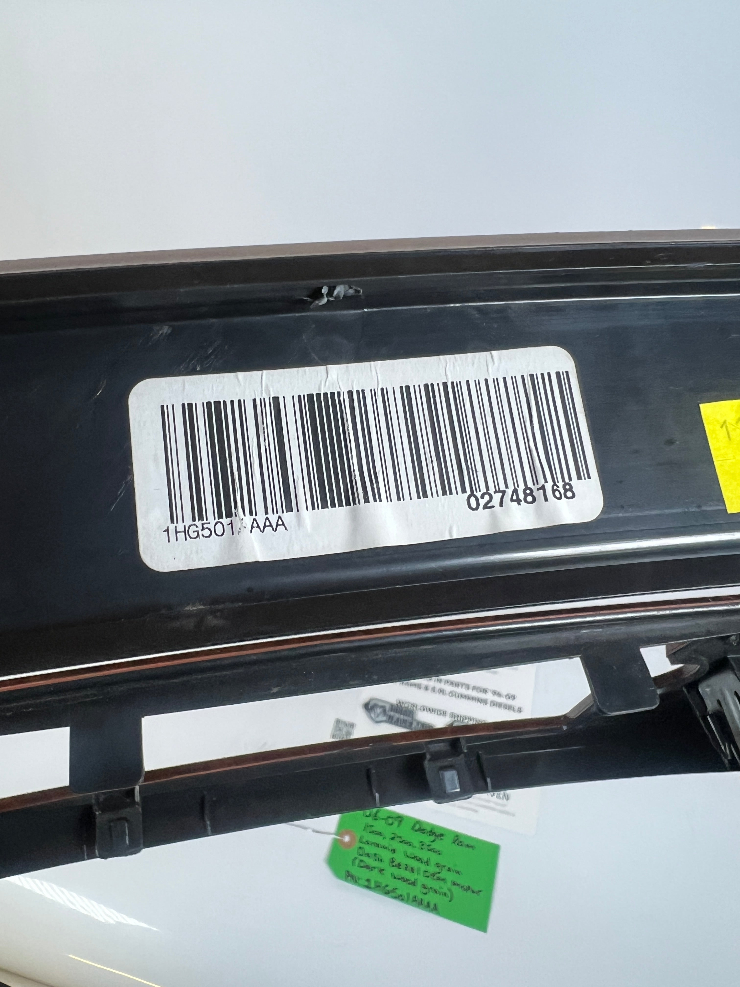 2006-2009 Dodge Ram 1500-3500 Laramie (Dark) Wood Grain Center Dash Bezel