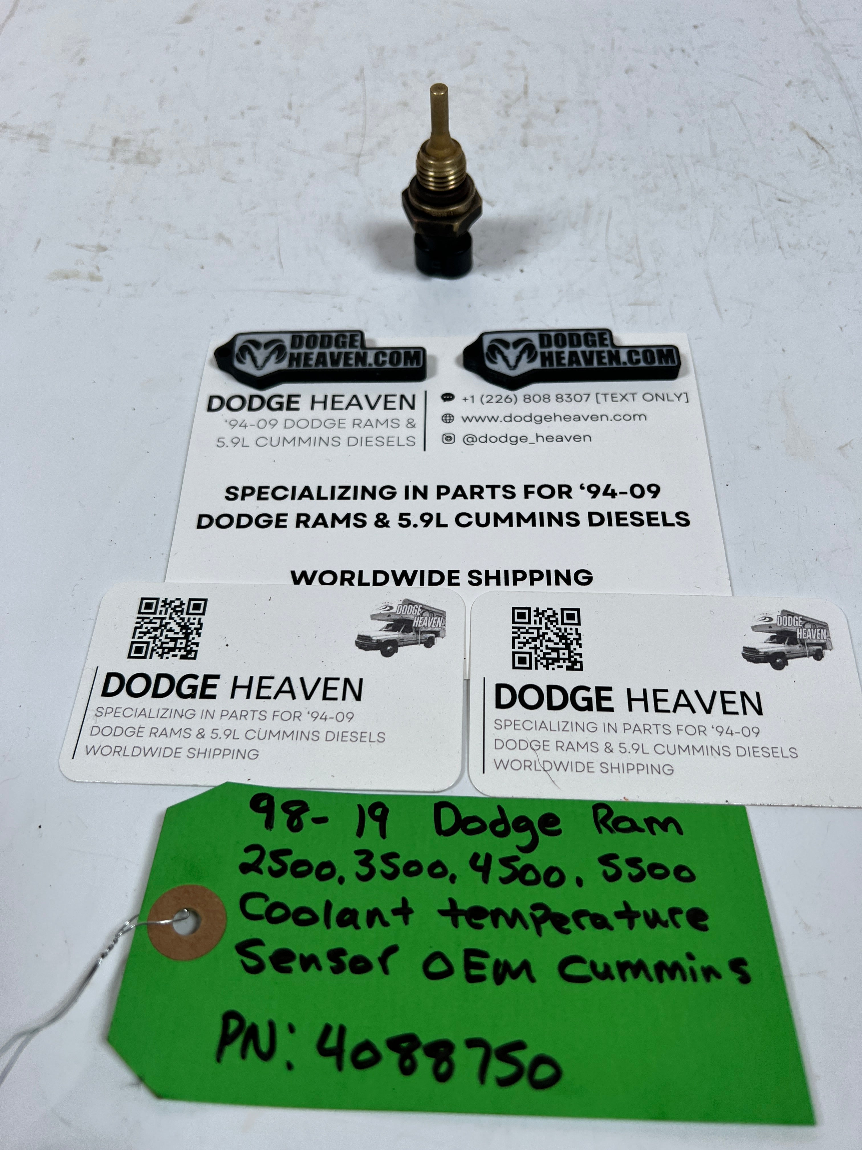1998-2019 Dodge Ram 5.9L 6.7L Cummins Coolant Temperature Sensor