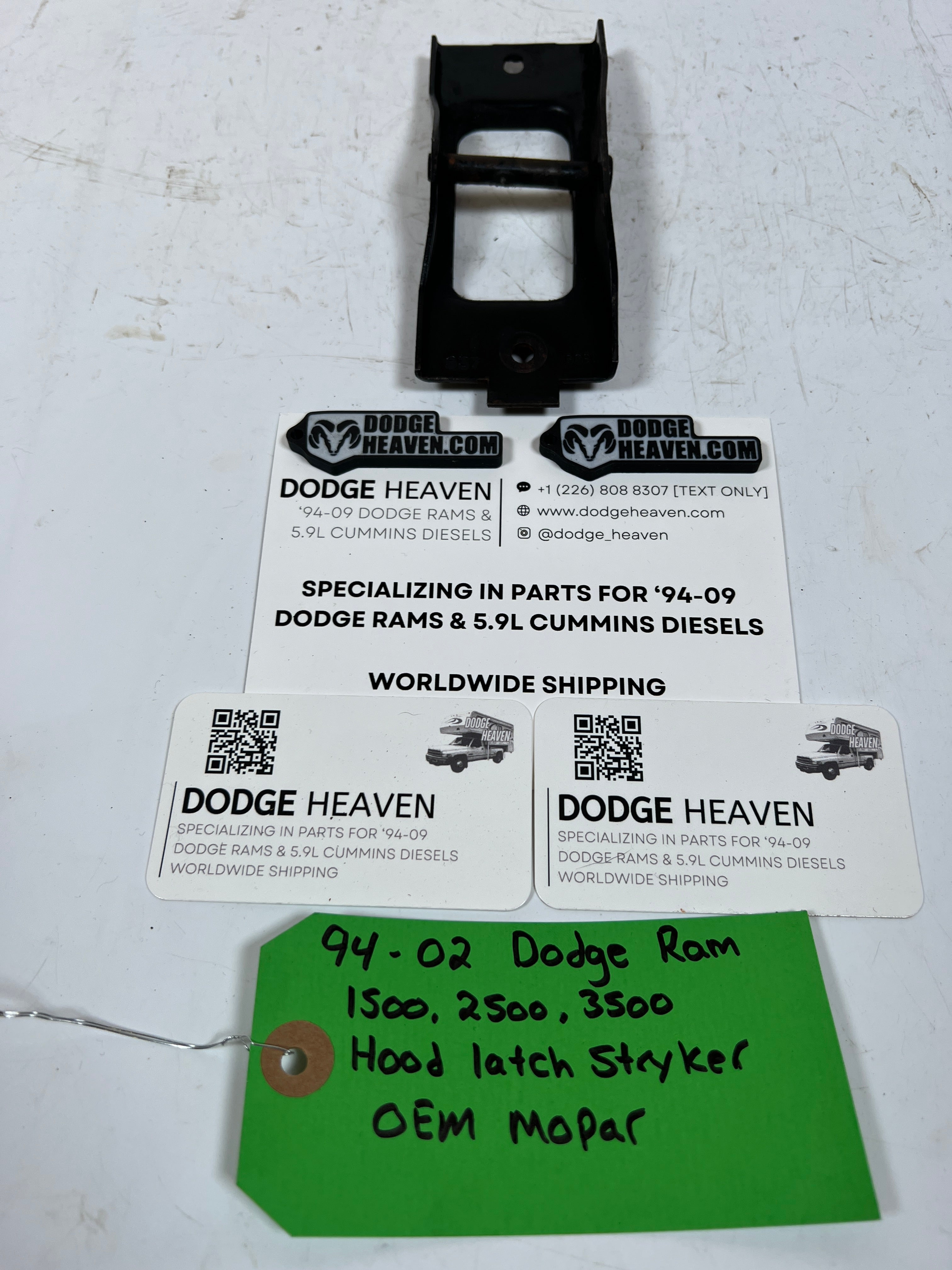 1994-2002 Dodge Ram 1500 2500 3500 Hood Latch Striker