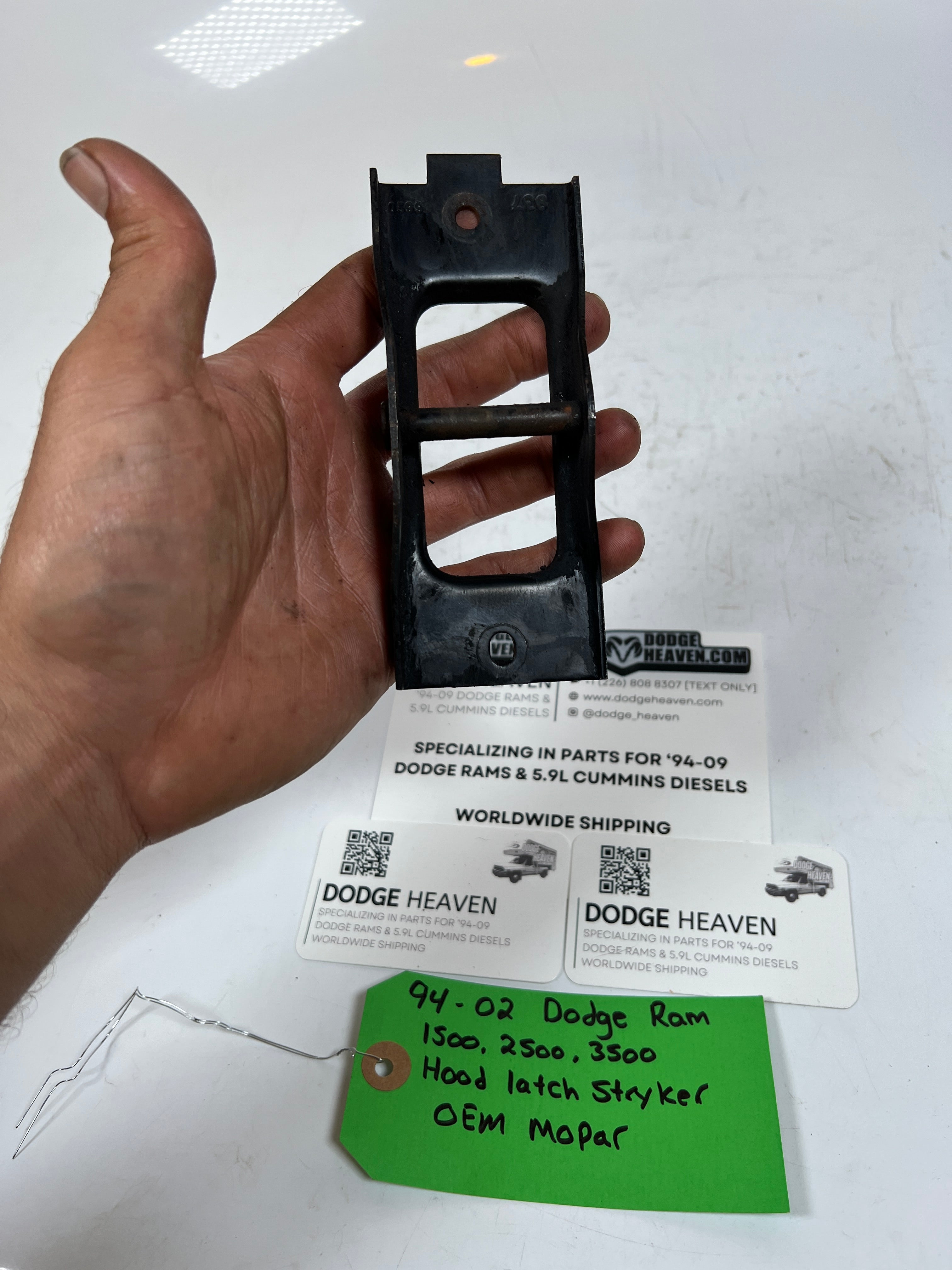 1994-2002 Dodge Ram 1500 2500 3500 Hood Latch Striker