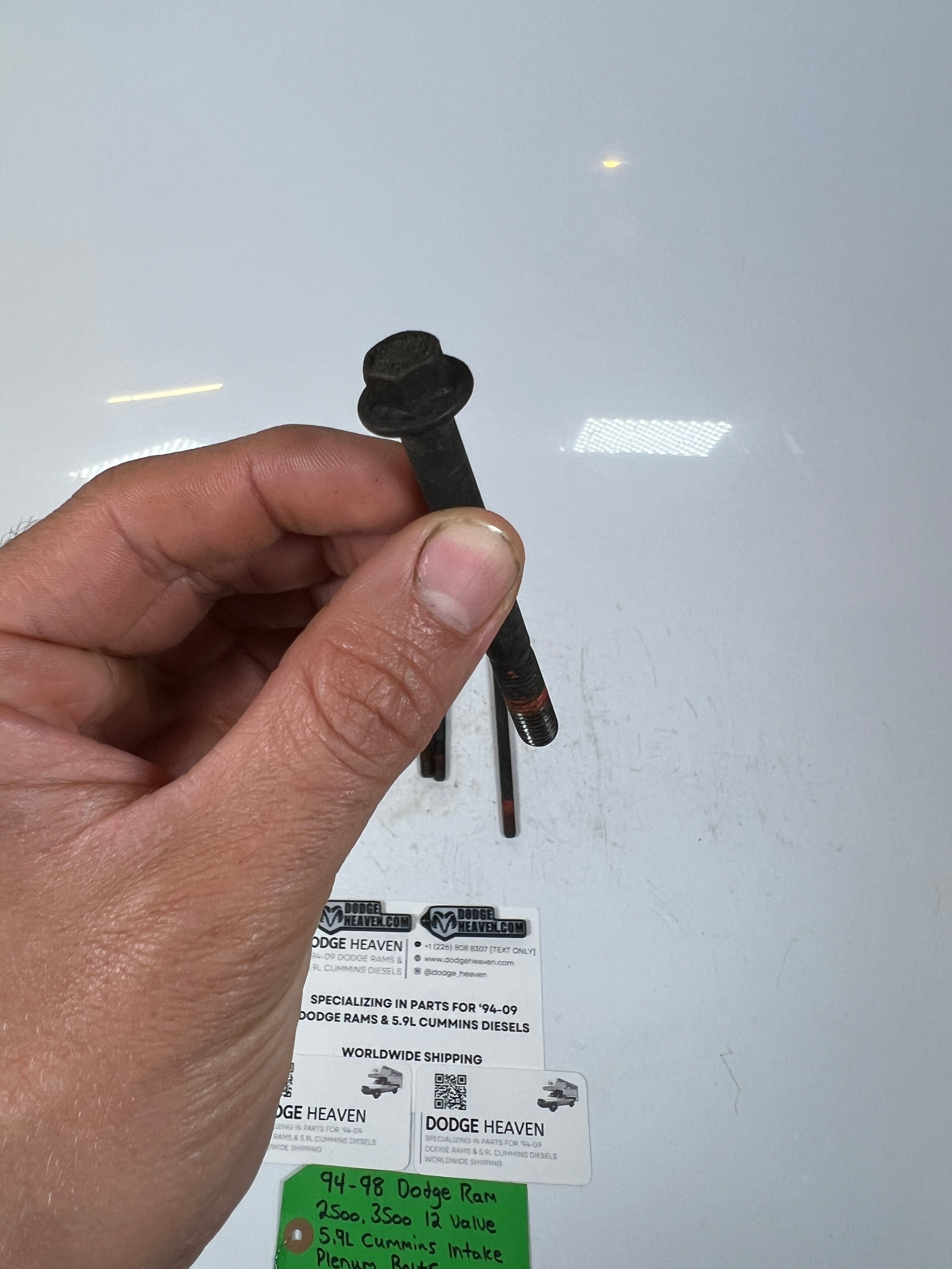 1994-1998 Dodge Ram 12 Valve 5.9L Cummins Intake Plenum Bolts QTY 5