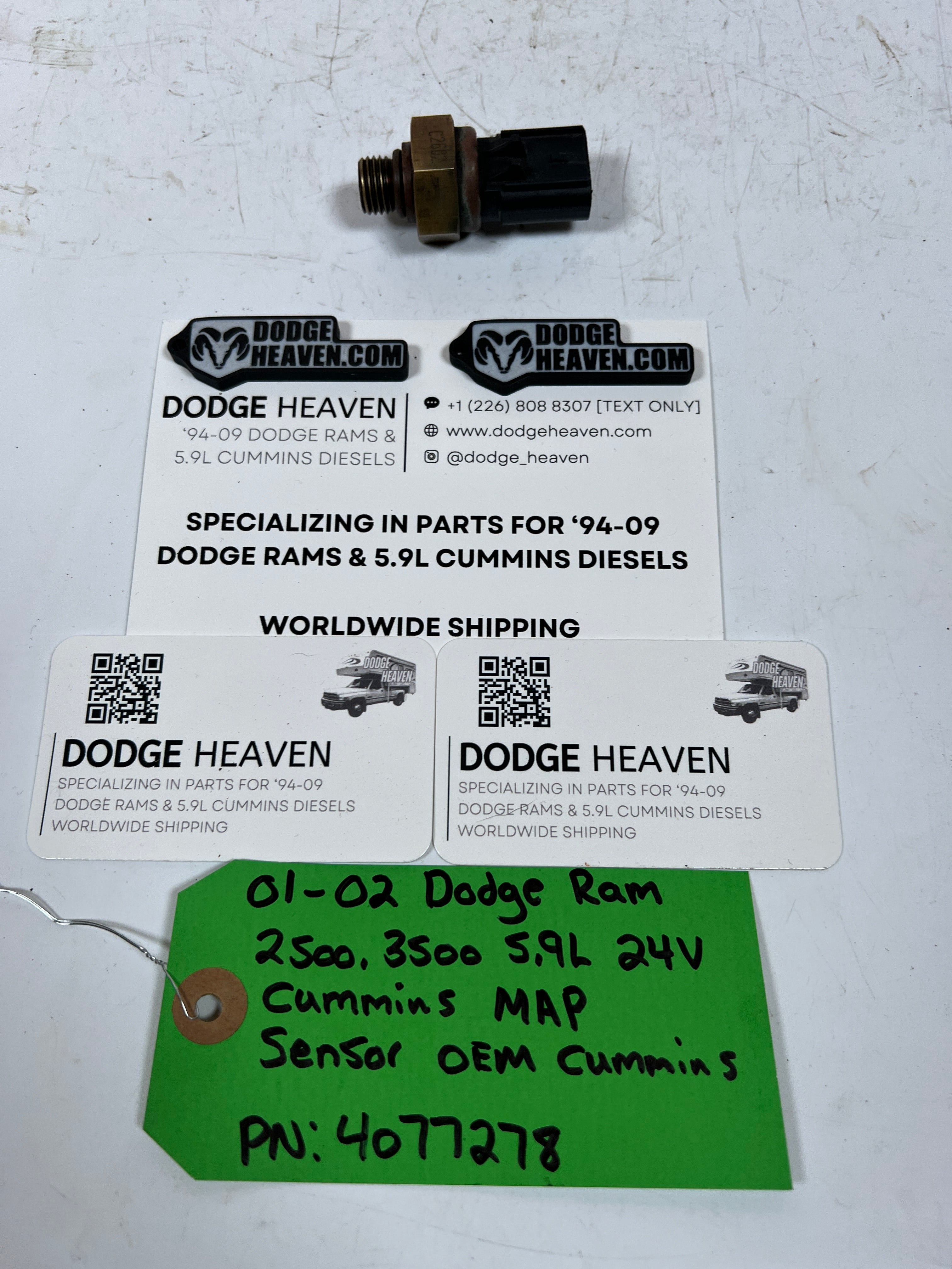 2001-2002 Dodge Ram 2500 3500 5.9L 24 Valve MAP Sensor