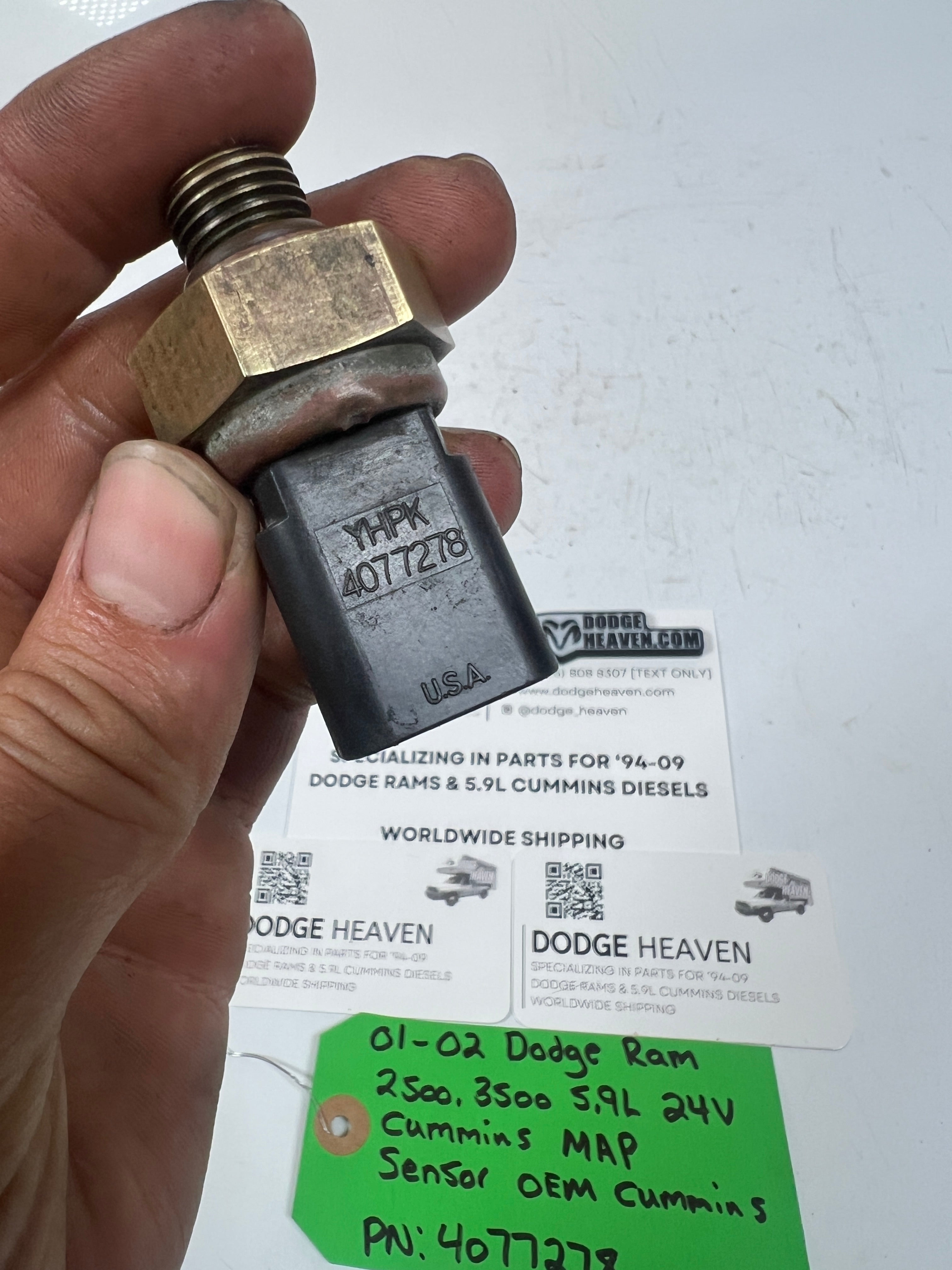 2001-2002 Dodge Ram 2500 3500 5.9L 24 Valve MAP Sensor