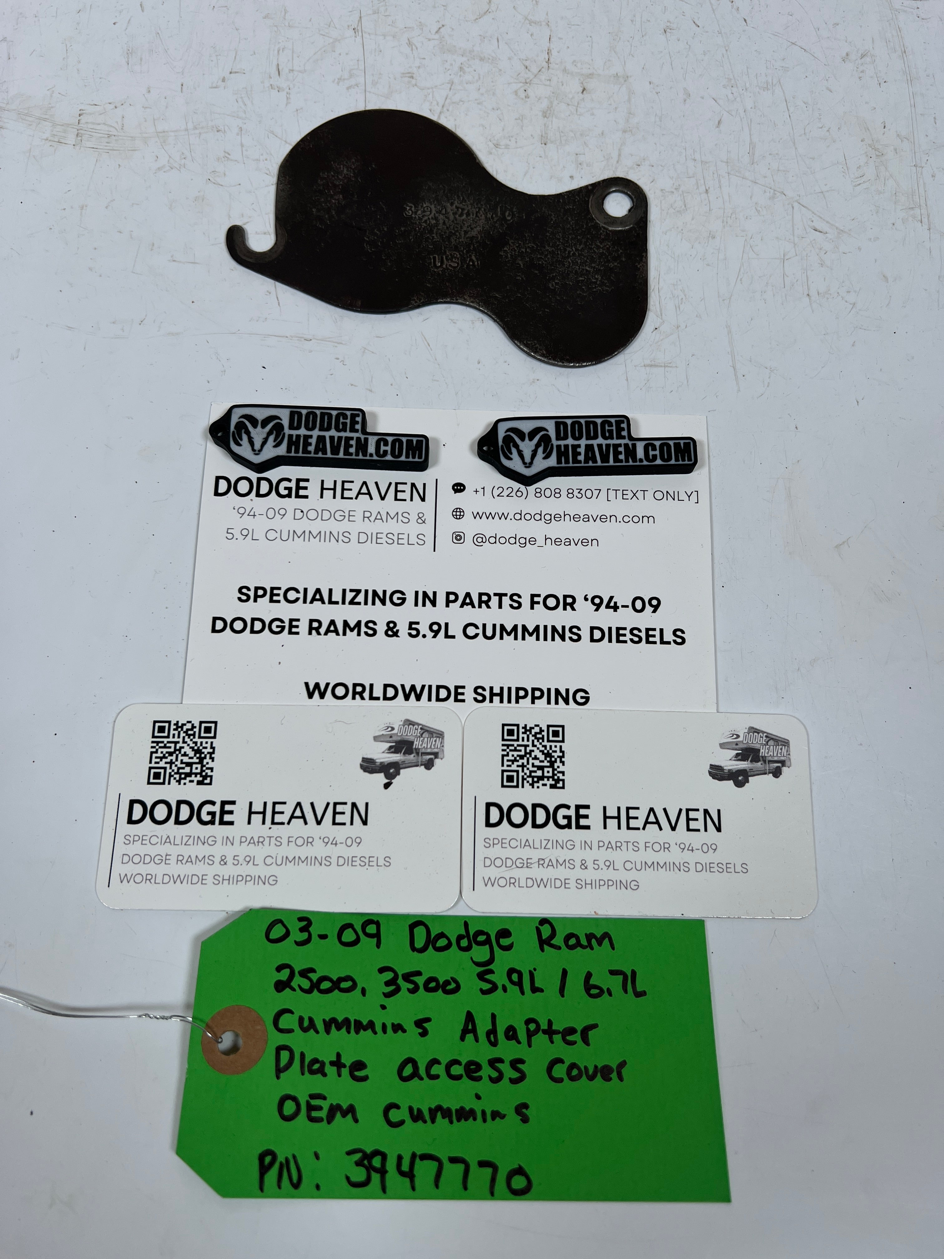 2003-2009 Dodge Ram 5.9L / 6.7L Cummins Adapter Plate Access Cover