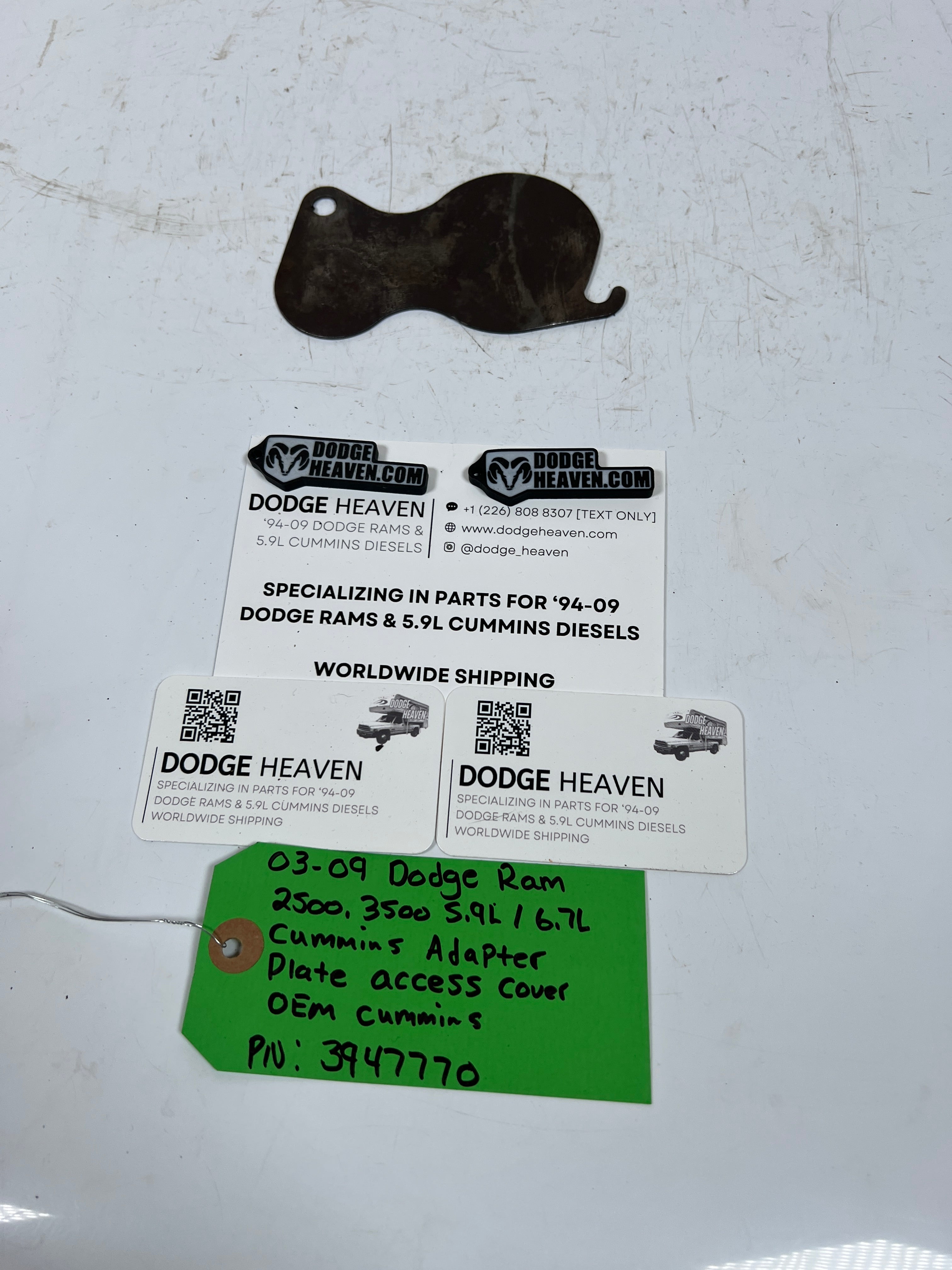 2003-2009 Dodge Ram 5.9L / 6.7L Cummins Adapter Plate Access Cover