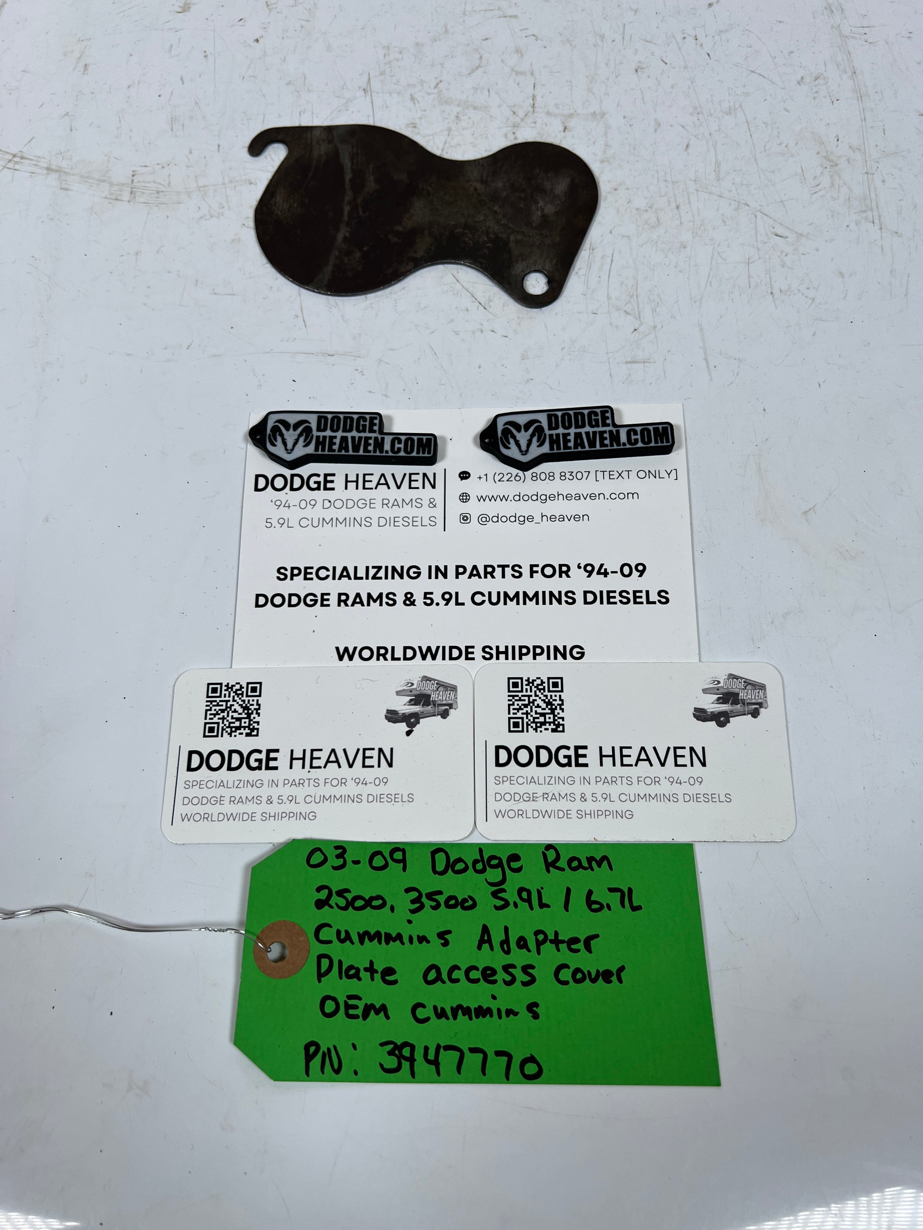 2003-2009 Dodge Ram 5.9L / 6.7L Cummins Adapter Plate Access Cover