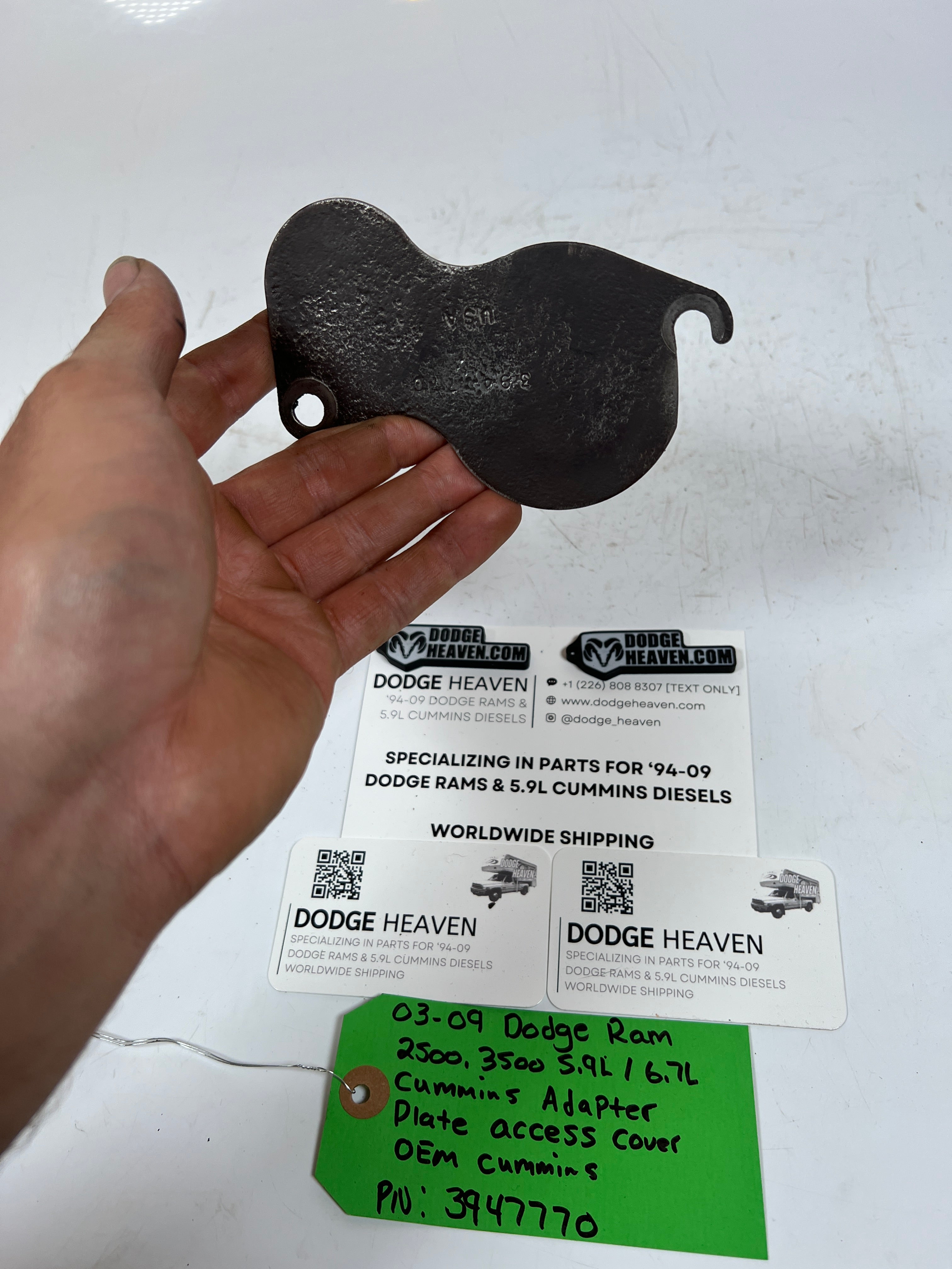 2003-2009 Dodge Ram 5.9L / 6.7L Cummins Adapter Plate Access Cover
