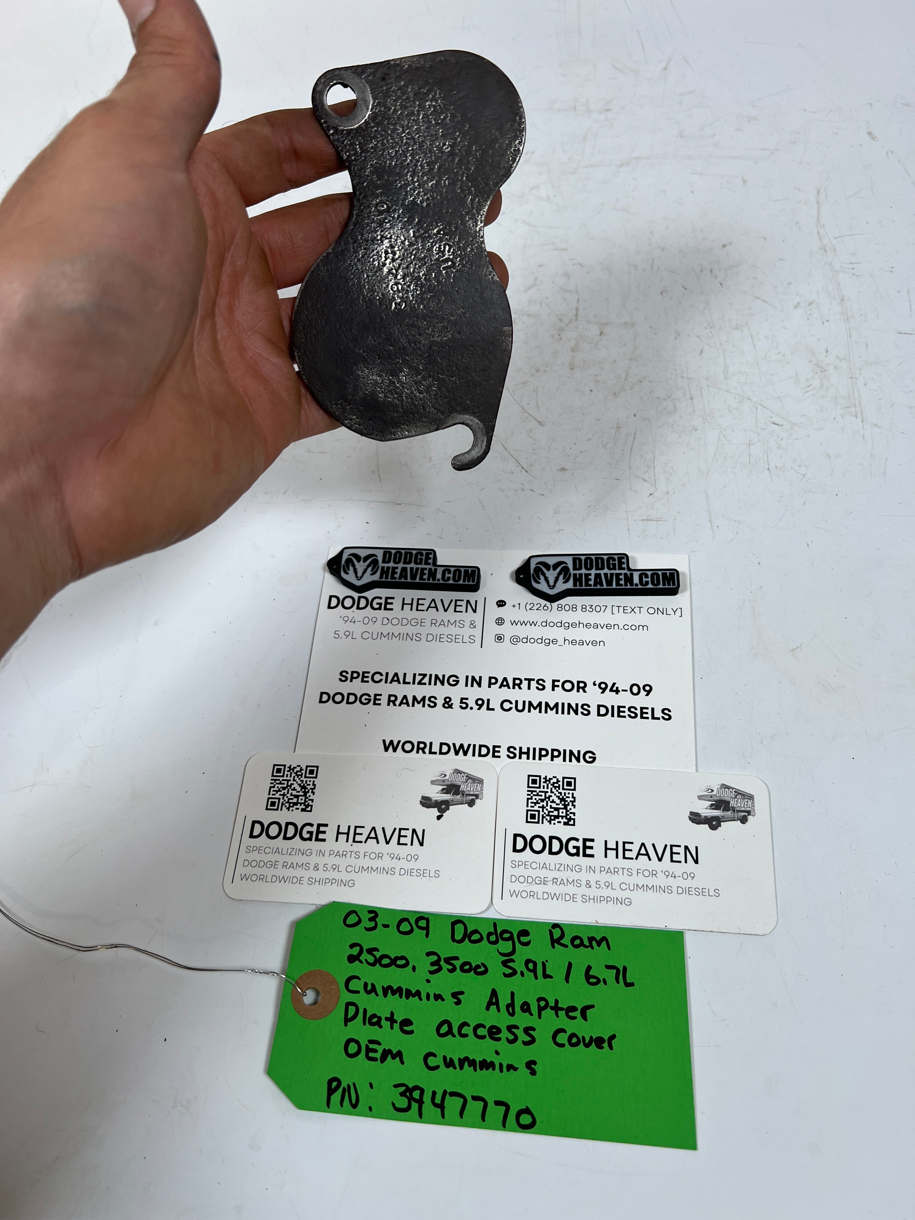 2003-2009 Dodge Ram 5.9L / 6.7L Cummins Adapter Plate Access Cover