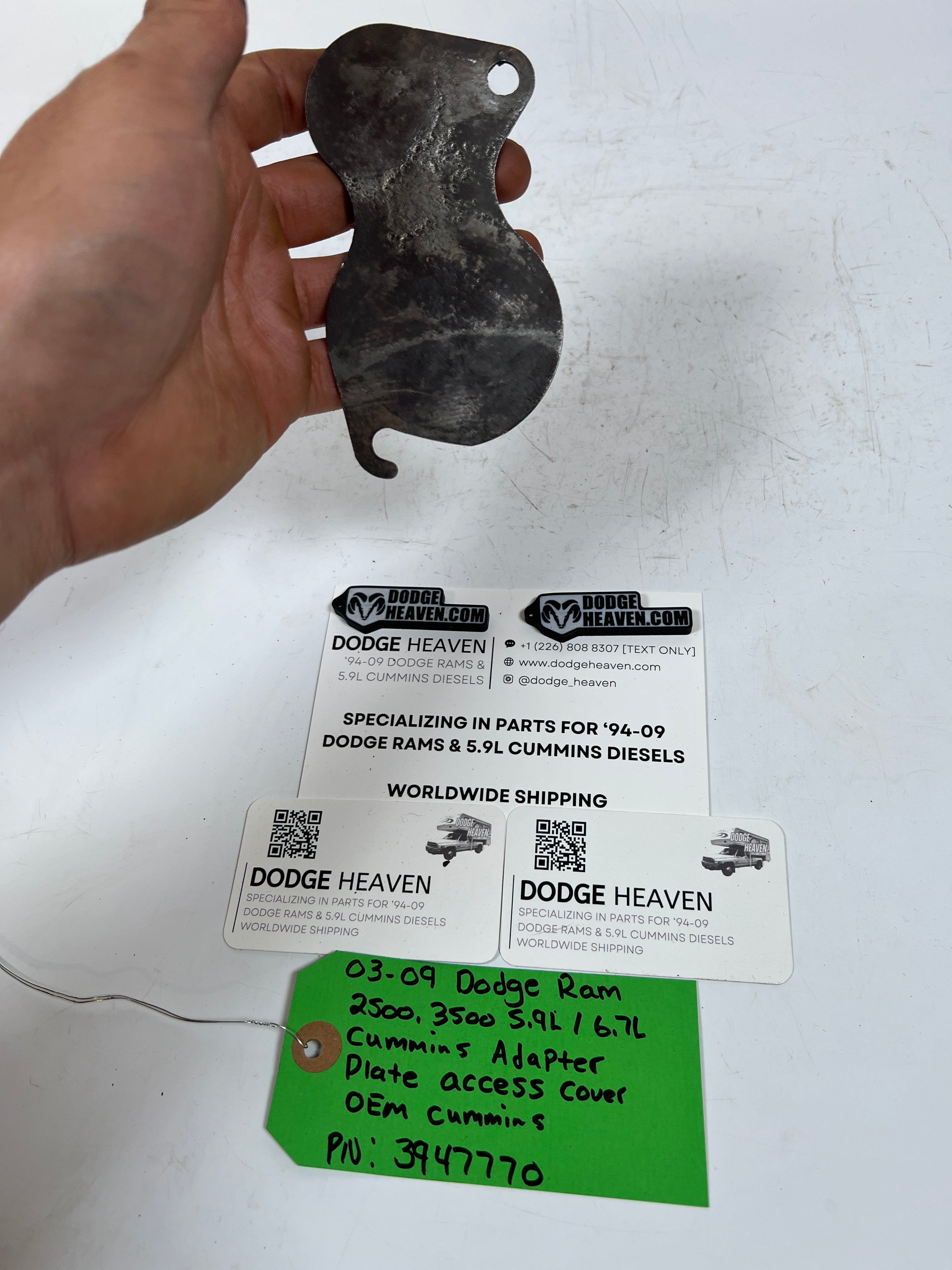 2003-2009 Dodge Ram 5.9L / 6.7L Cummins Adapter Plate Access Cover