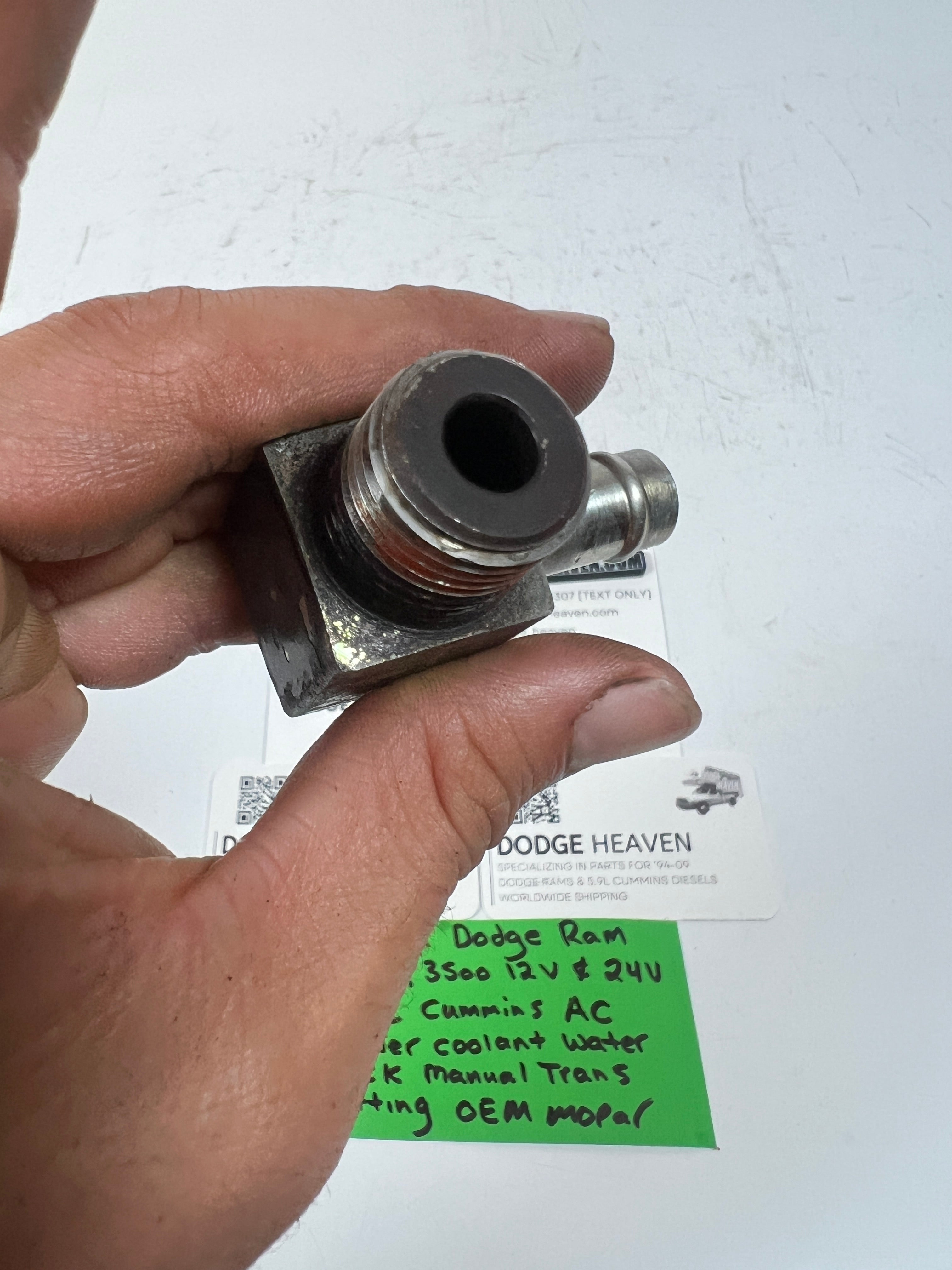 1994-2002 Dodge Ram 12V & 24V 5.9L Cummins AC Bracket Manual Trans Fitting