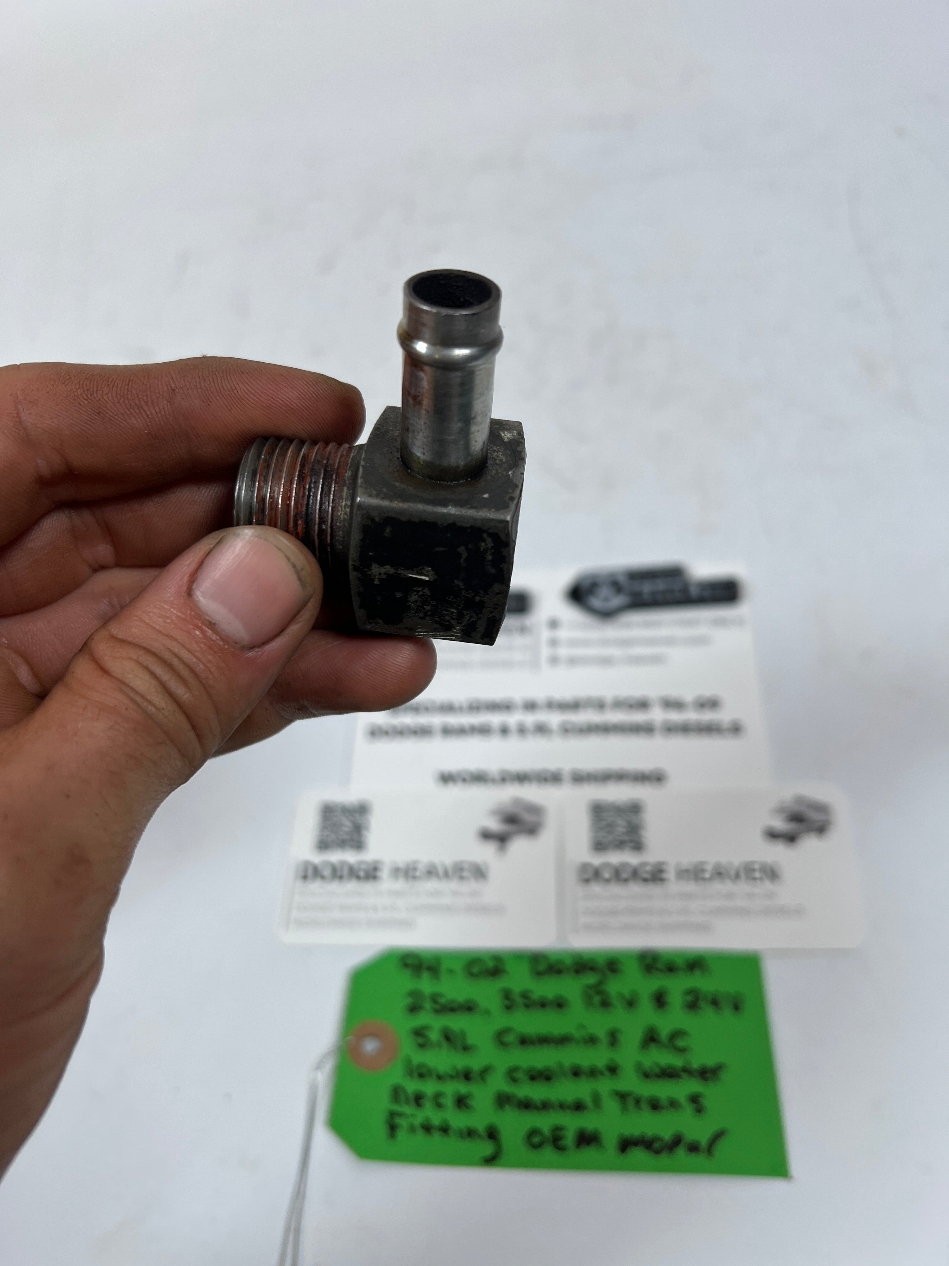 1994-2002 Dodge Ram 12V & 24V 5.9L Cummins AC Bracket Manual Trans Fitting