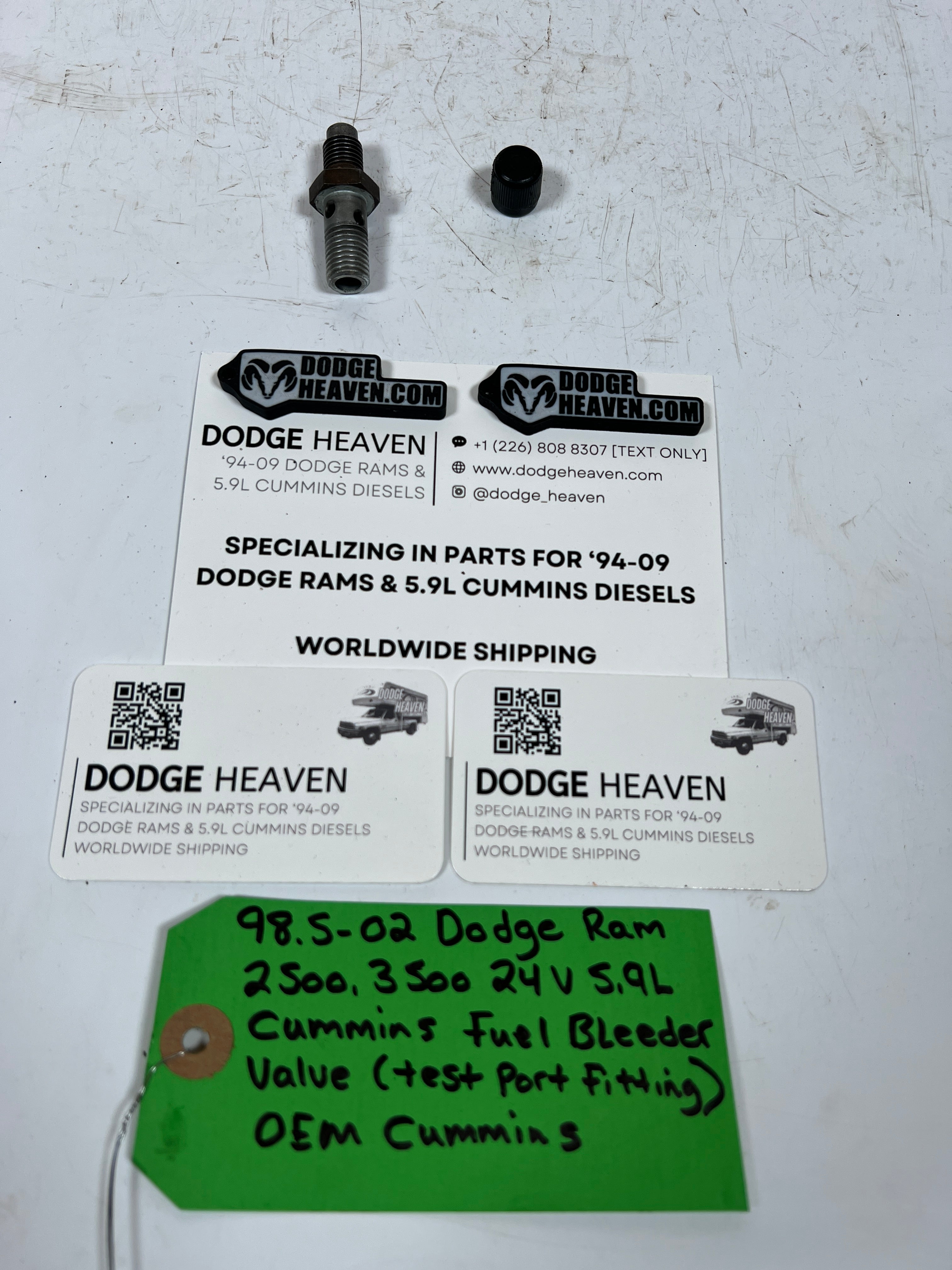1998.5-2002 Dodge Ram 24 Valve 5.9L Cummins Fuel Bleeder Valve
