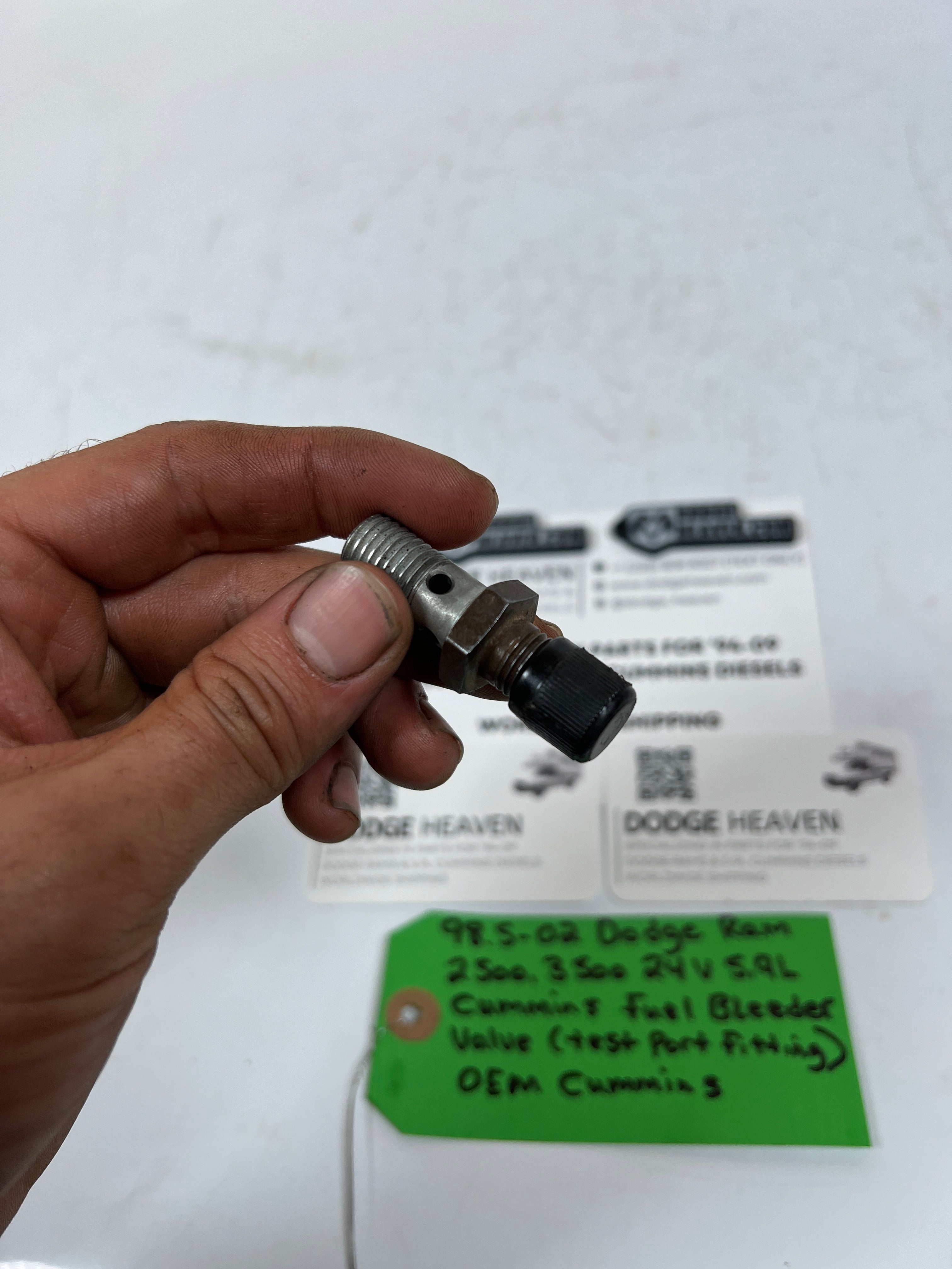 1998.5-2002 Dodge Ram 24 Valve 5.9L Cummins Fuel Bleeder Valve