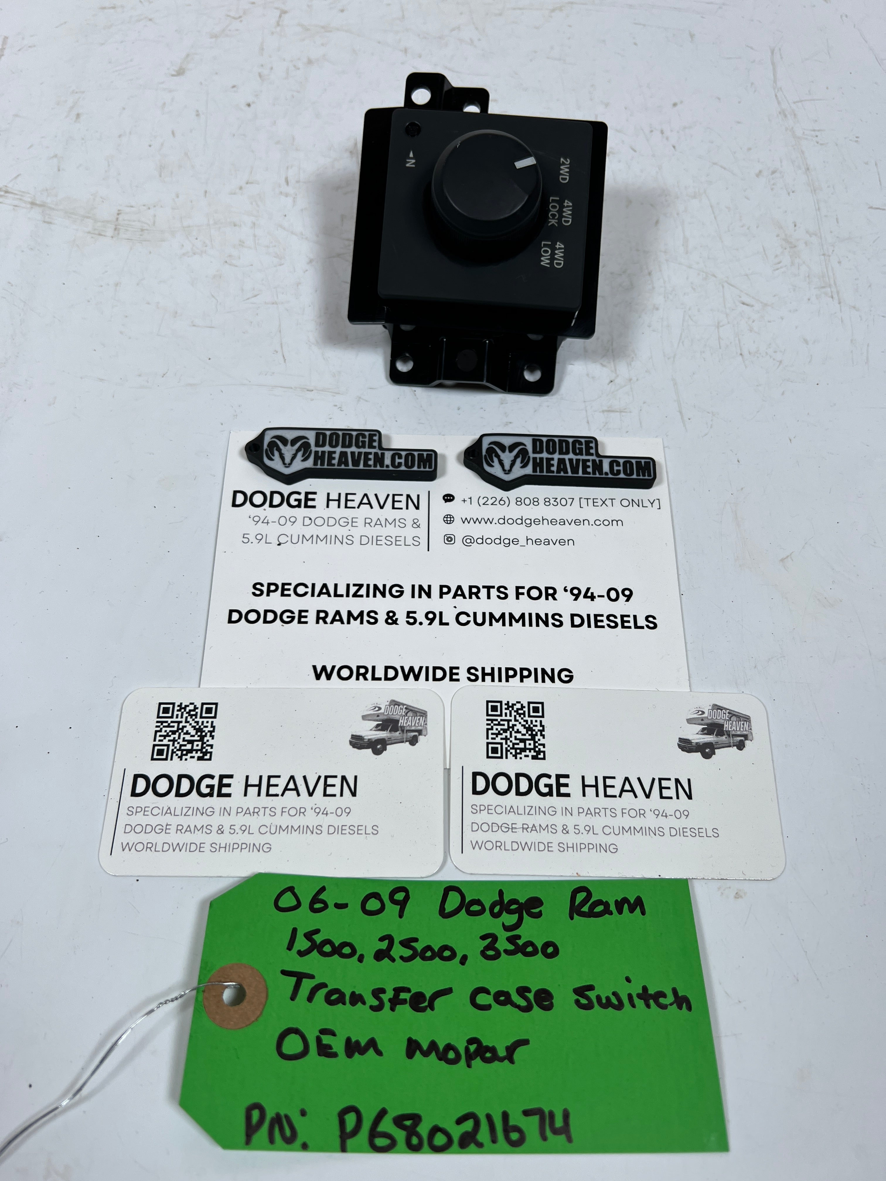 2006-2009 Dodge Ram 1500-3500 Transfer Case 4x4 Switch
