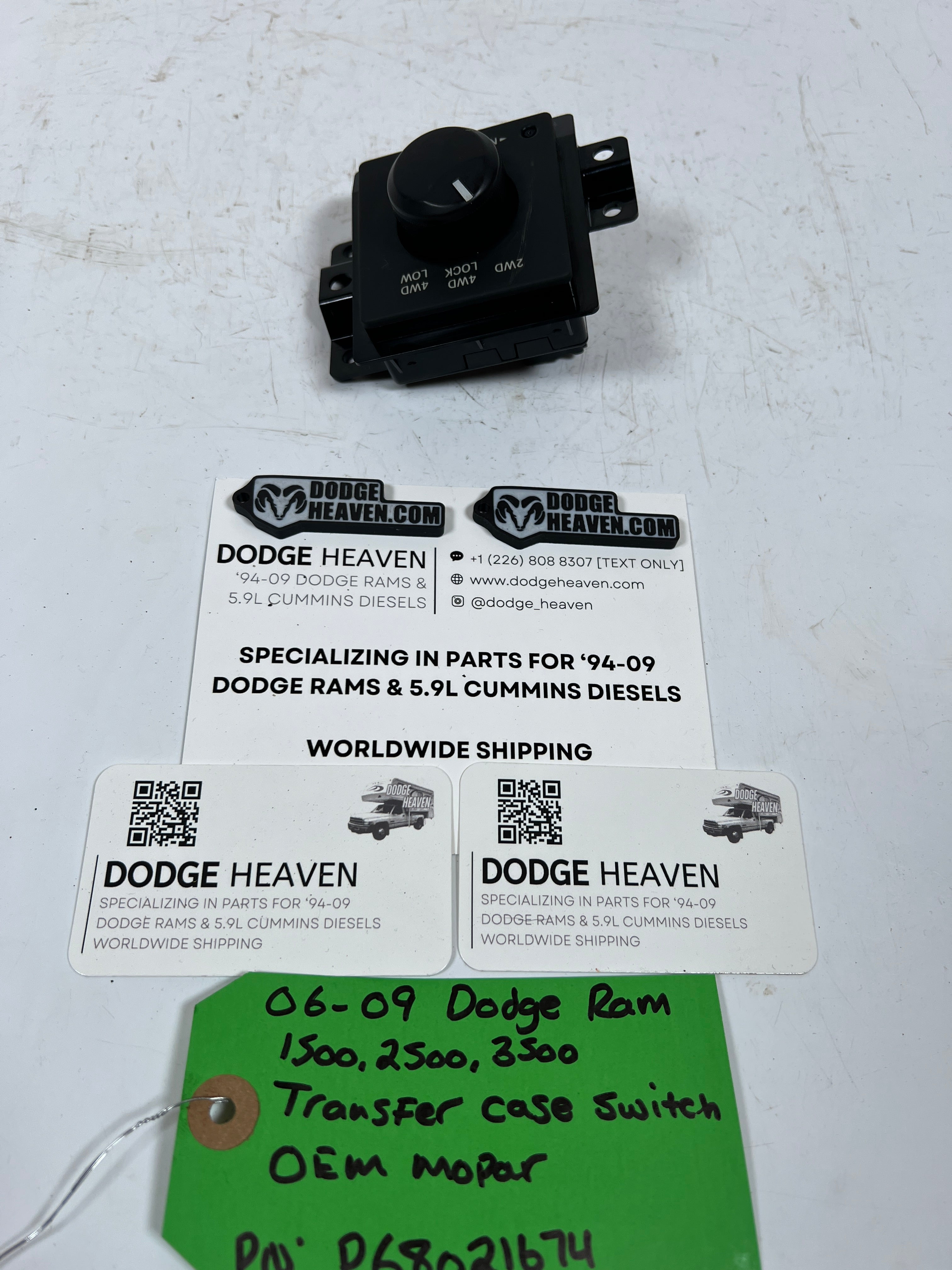 2006-2009 Dodge Ram 1500-3500 Transfer Case 4x4 Switch