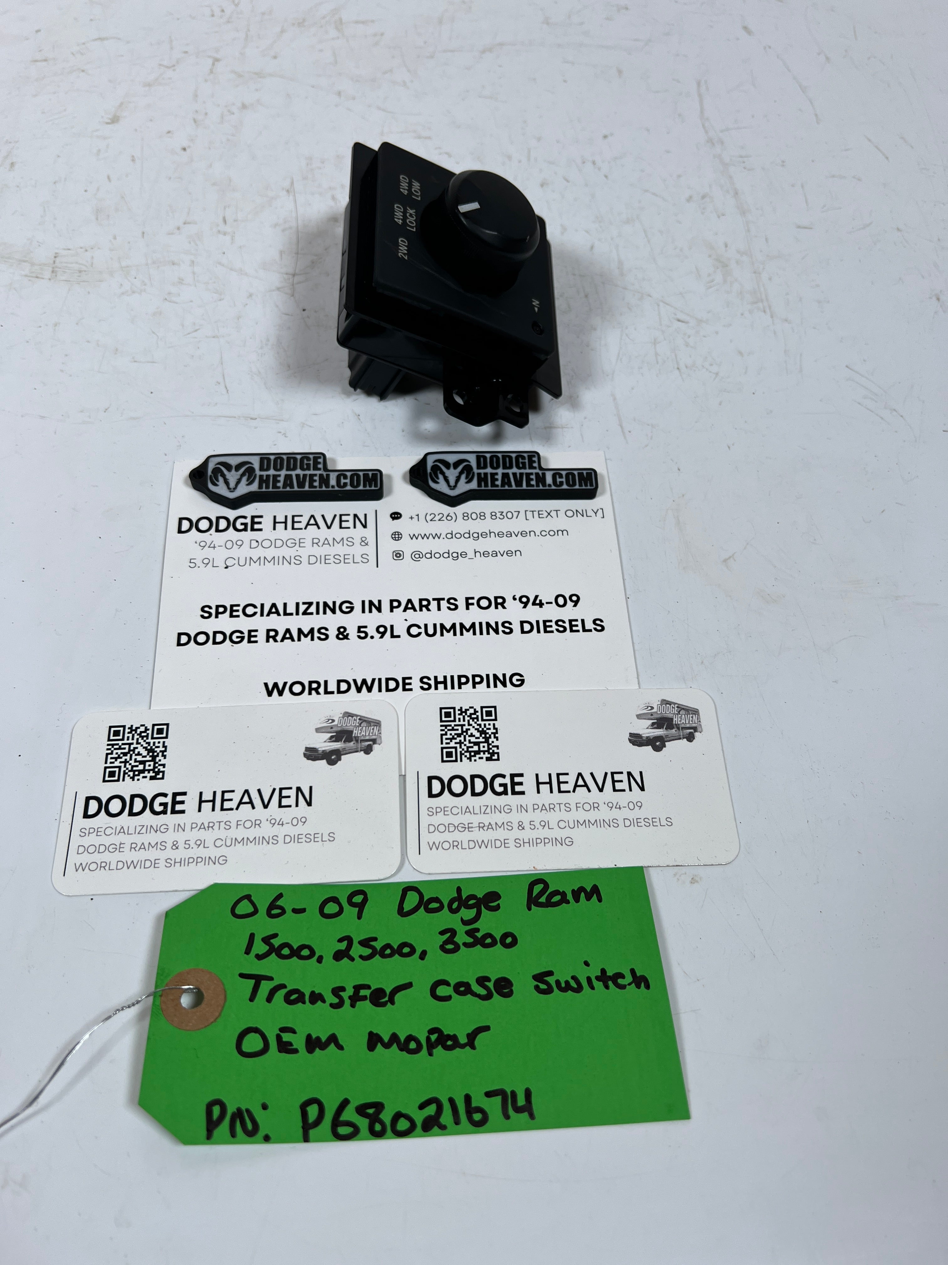 2006-2009 Dodge Ram 1500-3500 Transfer Case 4x4 Switch