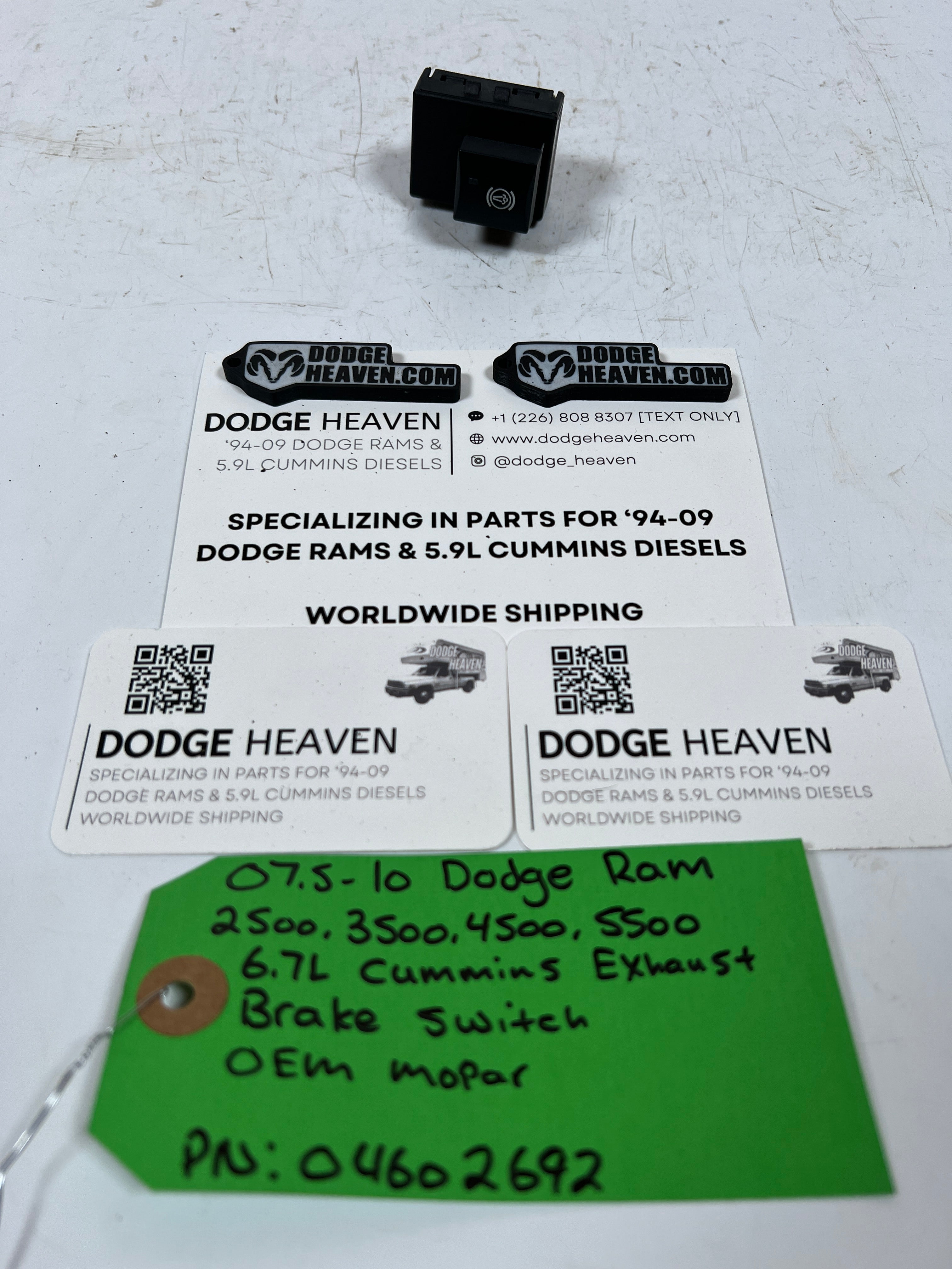 2007.5-2010 Dodge Ram 6.7L Cummins Exhaust Brake Switch