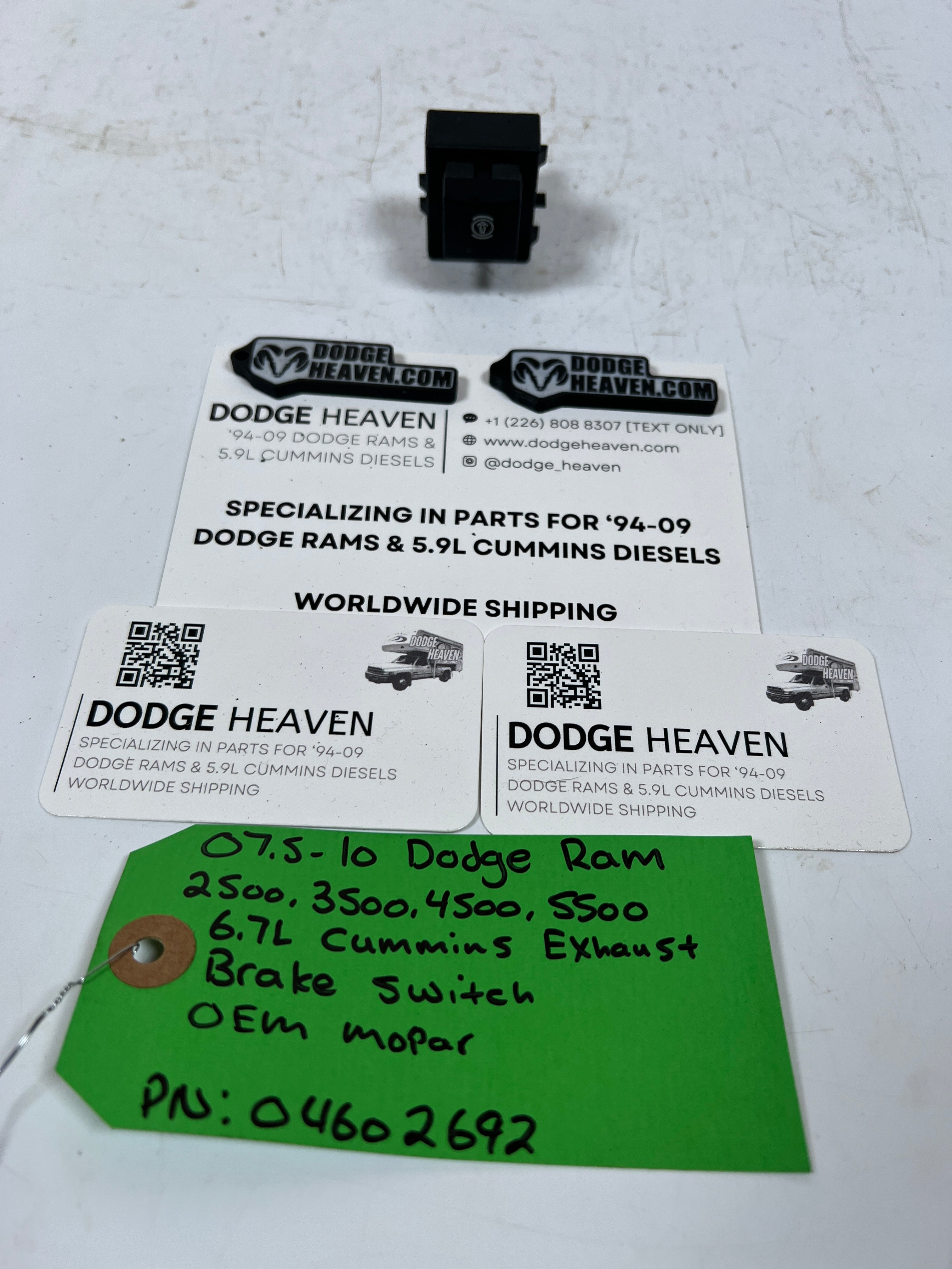 2007.5-2010 Dodge Ram 6.7L Cummins Exhaust Brake Switch