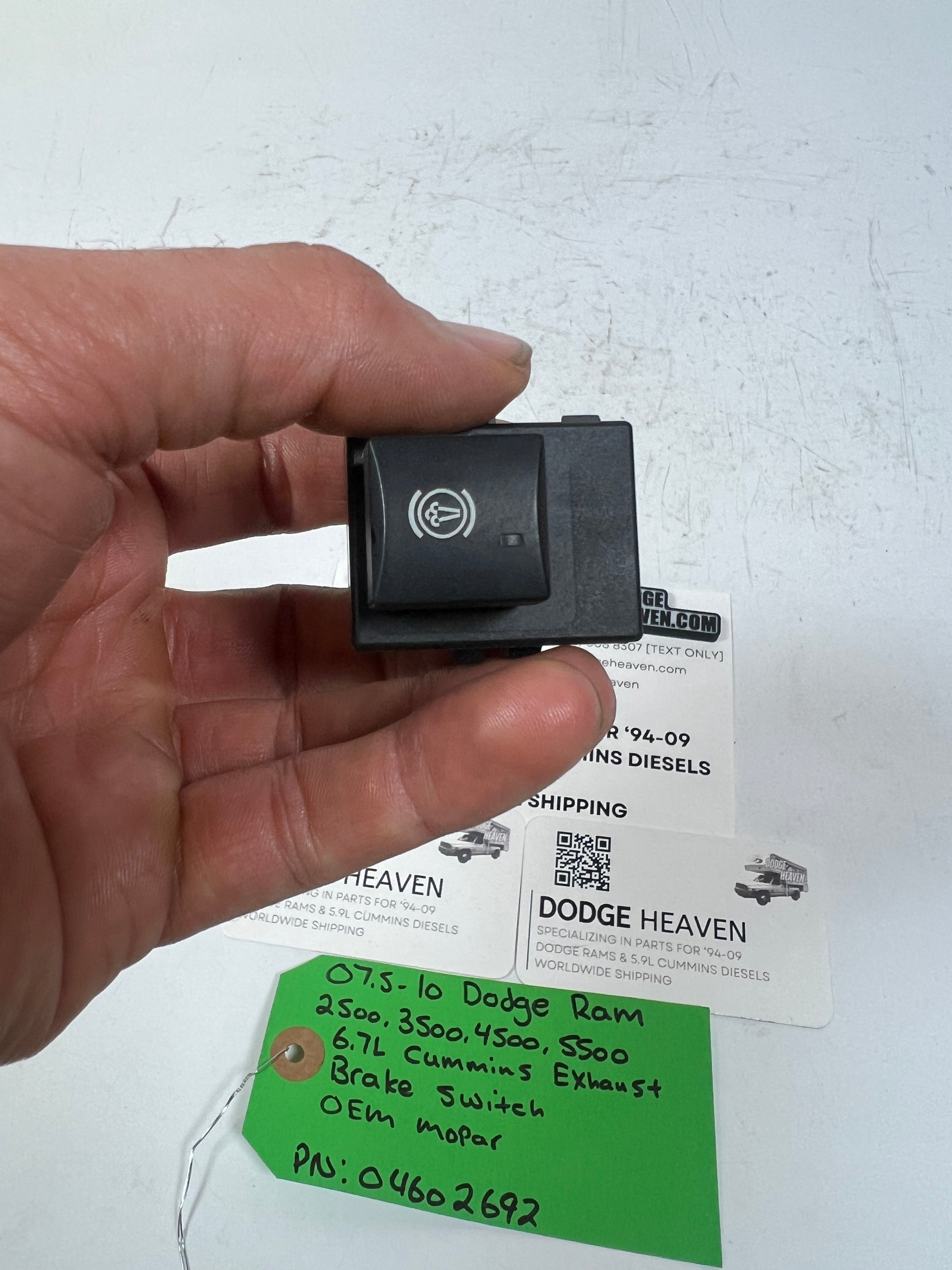 2007.5-2010 Dodge Ram 6.7L Cummins Exhaust Brake Switch