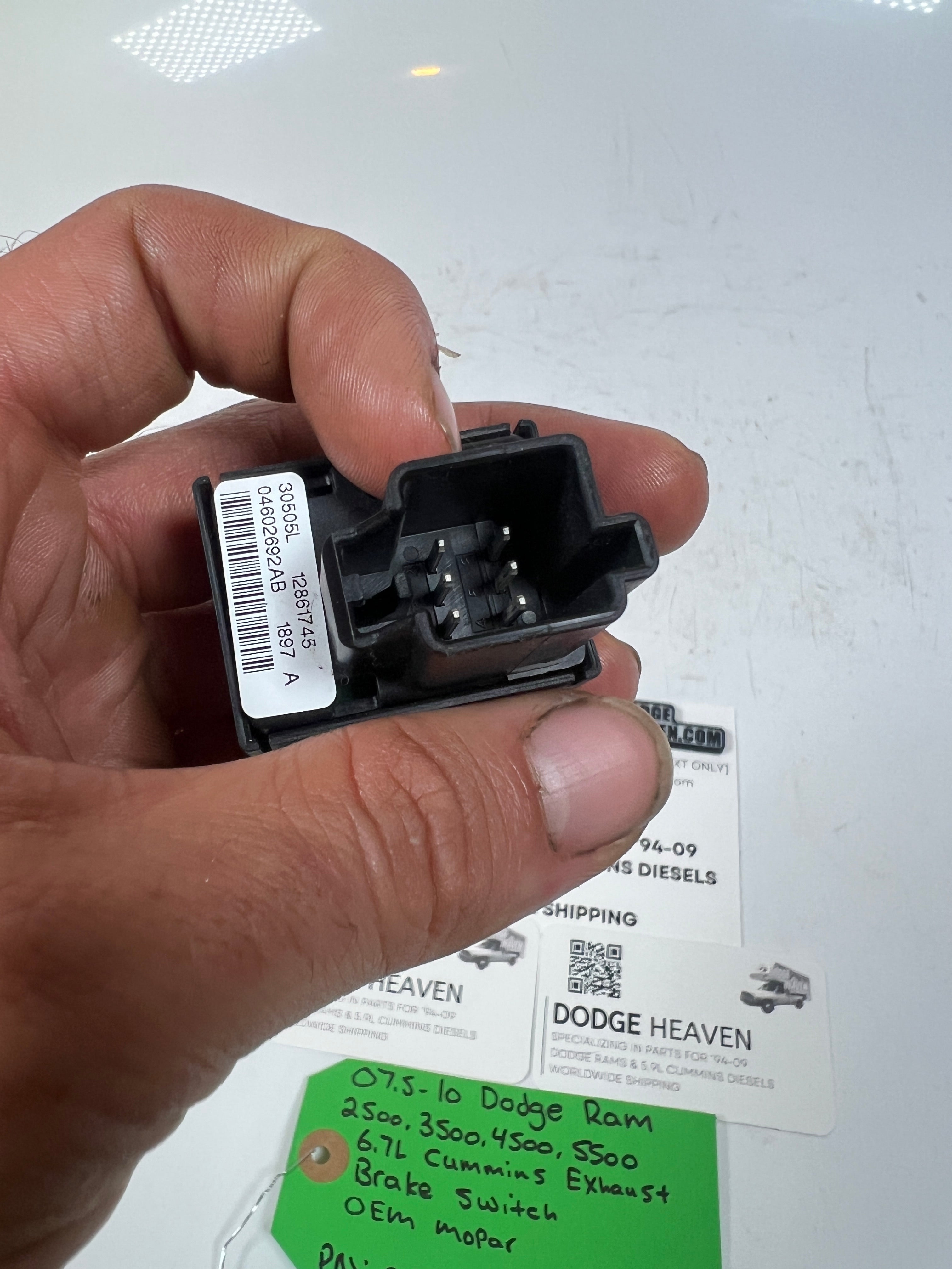 2007.5-2010 Dodge Ram 6.7L Cummins Exhaust Brake Switch